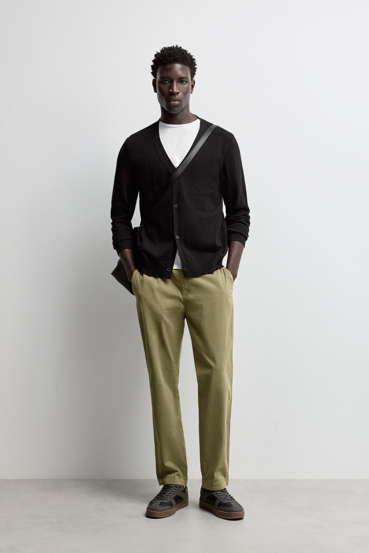 Slim fit joggers — DARK KHAKI