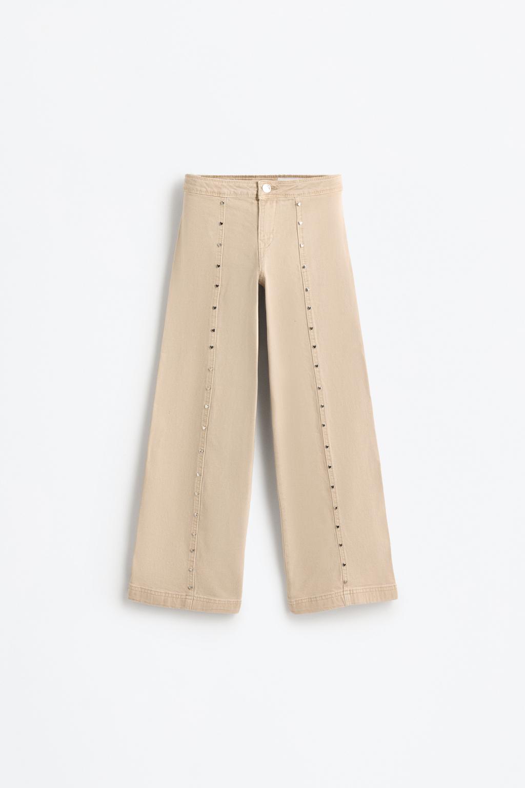 Jeans Wide Leg corazóns