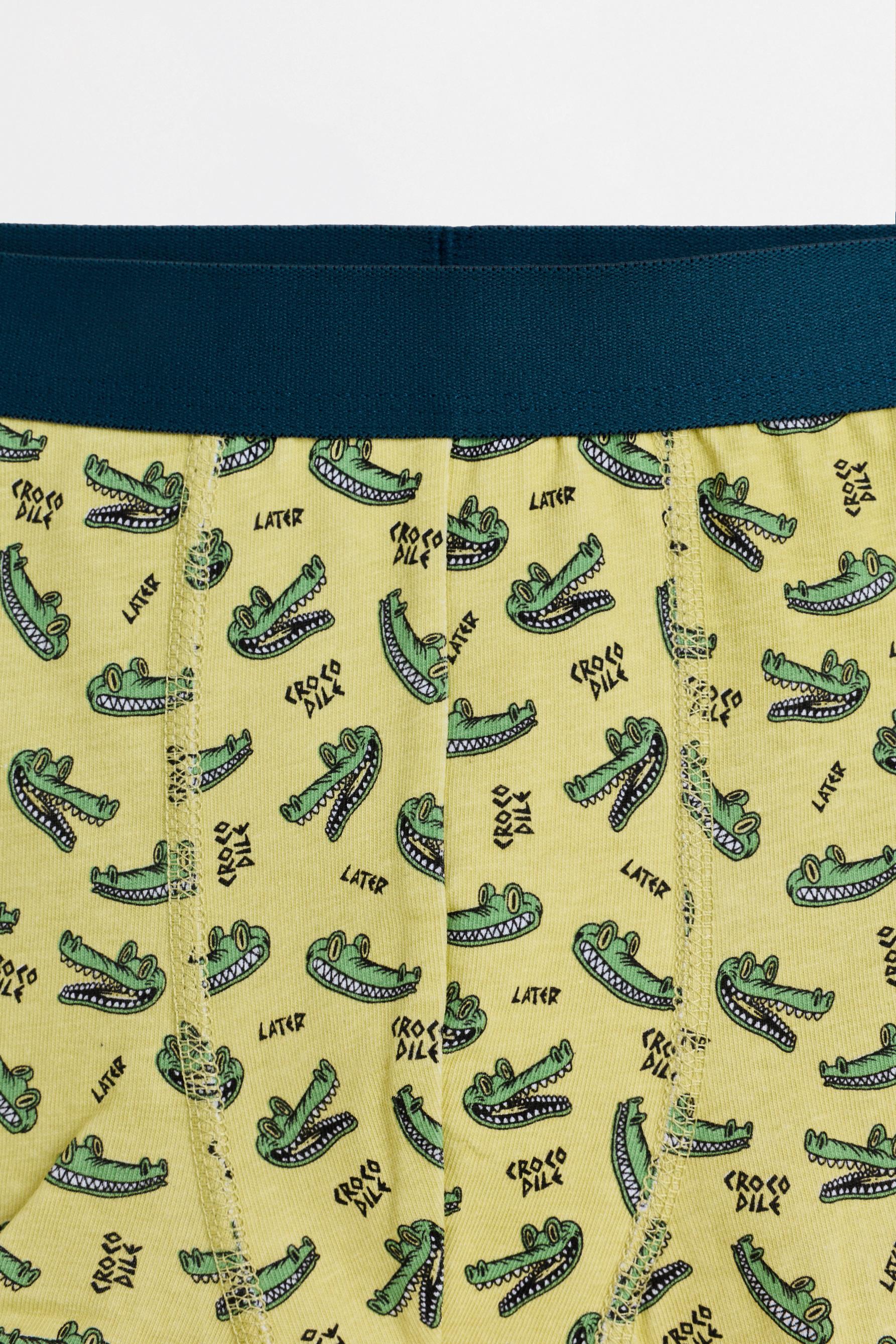 Contrast Boxer Briefs (7-Pack) — ORANGE/GREEN