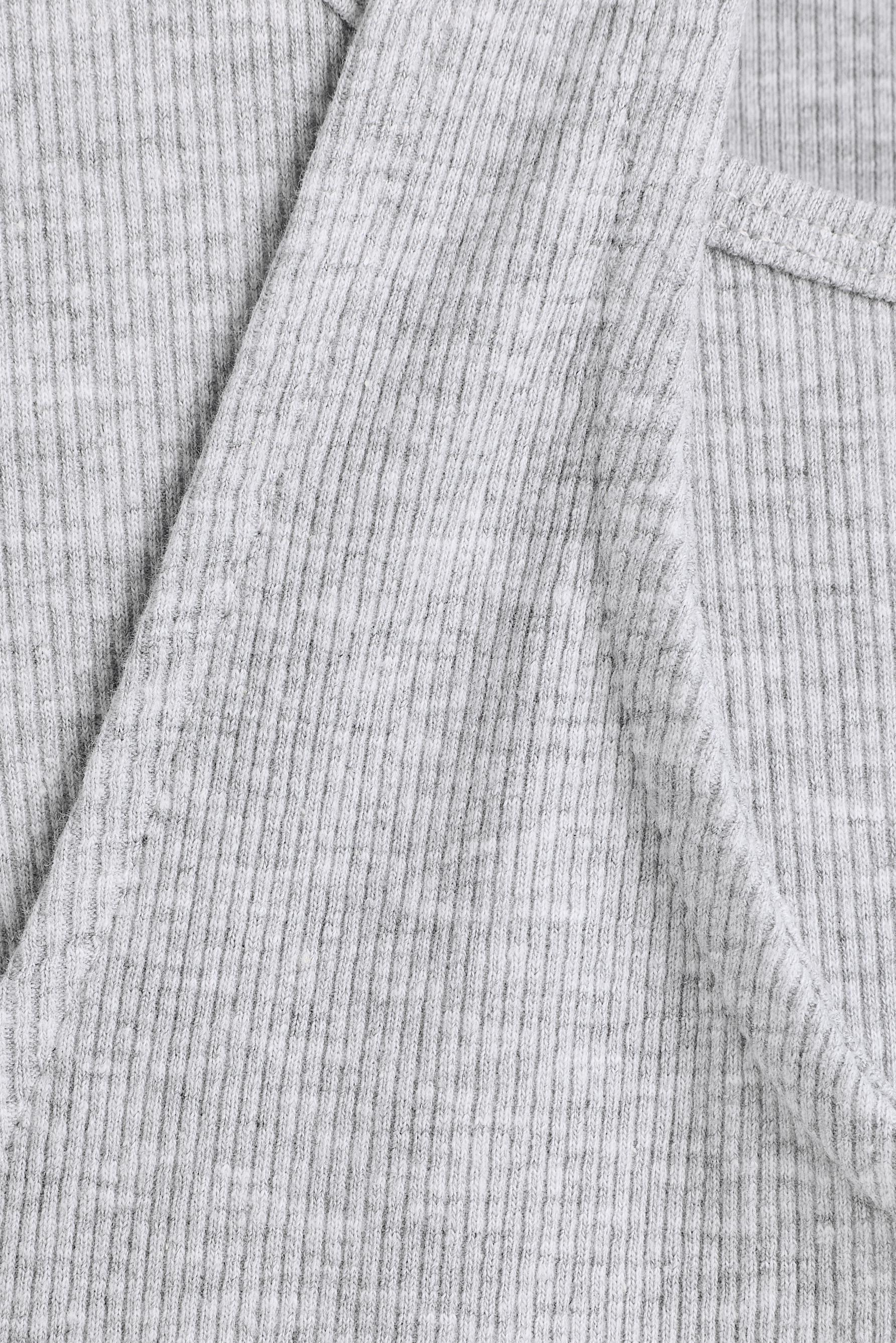 Double-layer top — GREY MARL