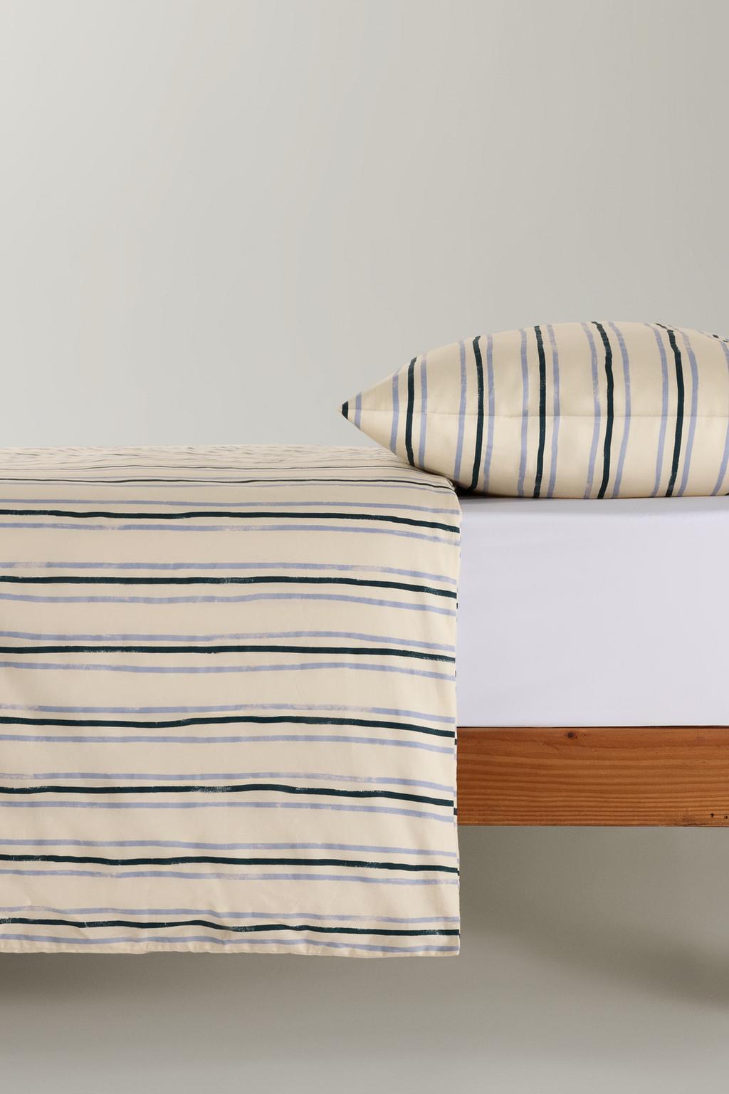 Capa nórdica às riscas 240 x 220 cm