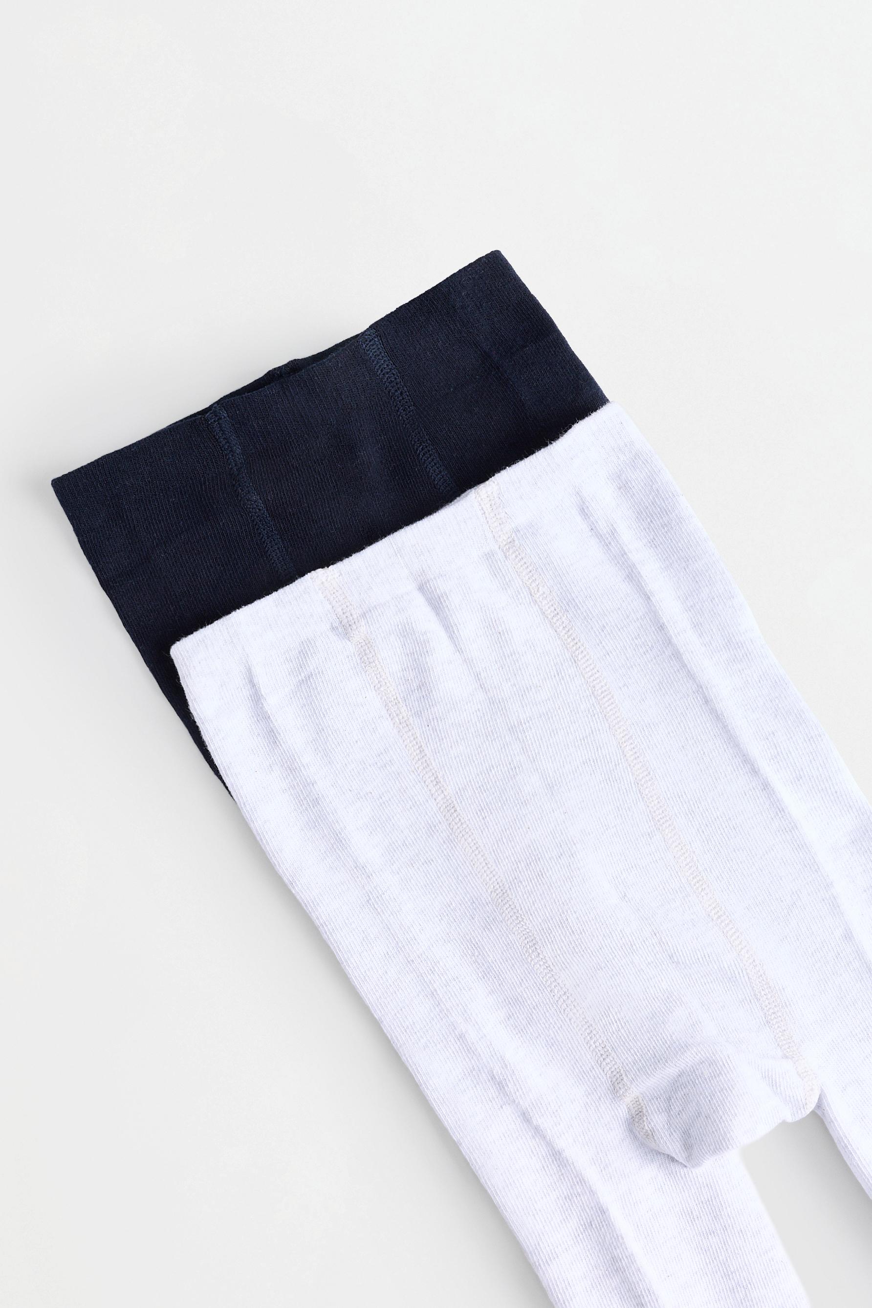 Solid tights (2-pack) — NAVY