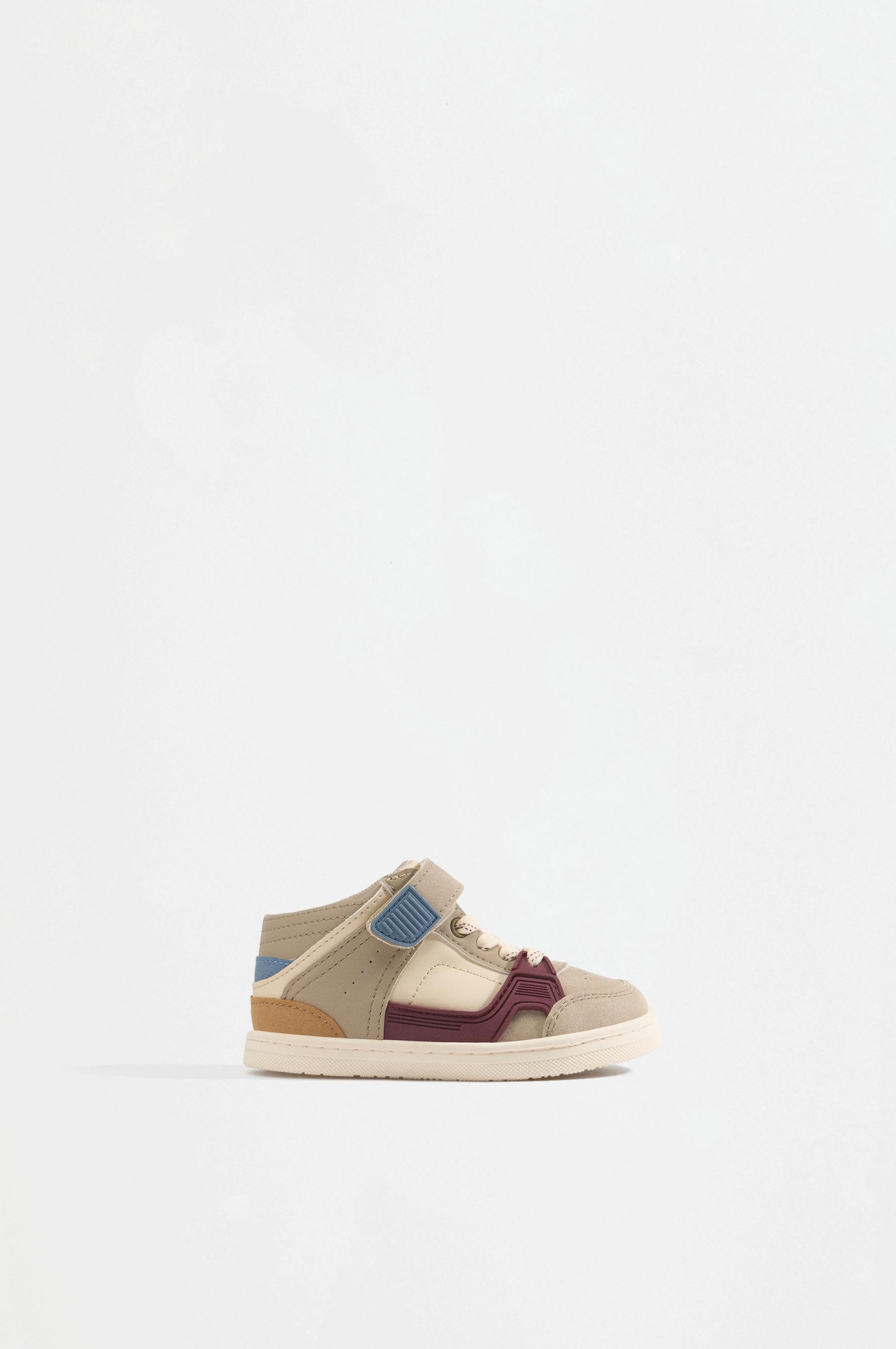 High-top sneaker — BEIGE