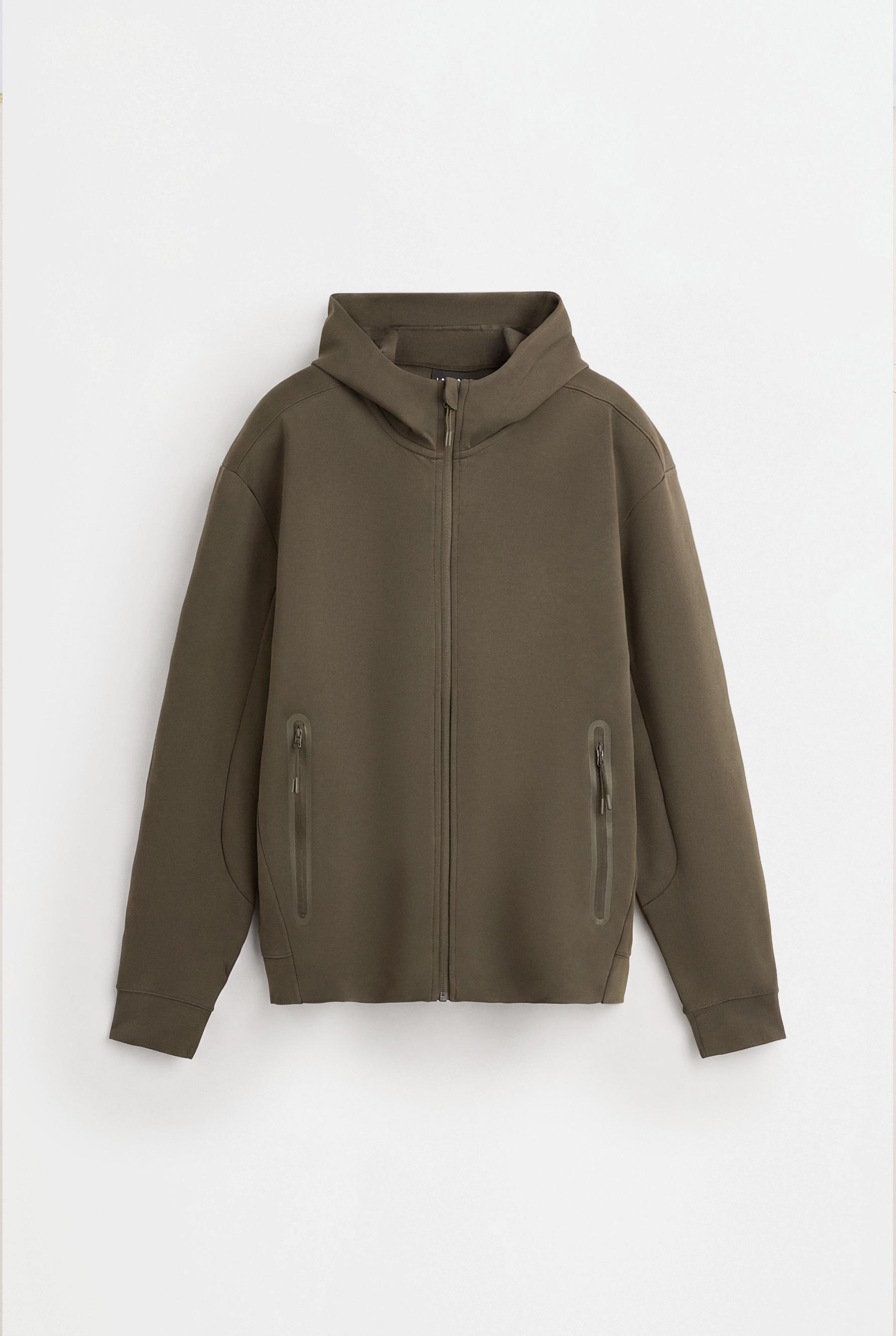 Interlock zip hoodie — GREEN