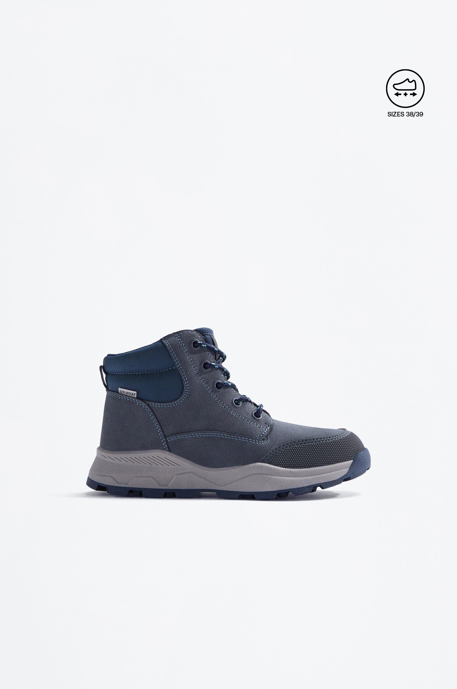 Sports high-top trainers — BLUE