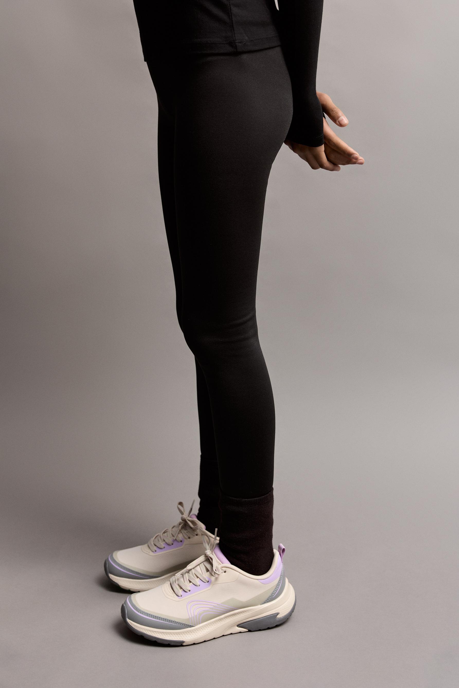 MEDIUM WEIGHT thermal leggings — BLACK