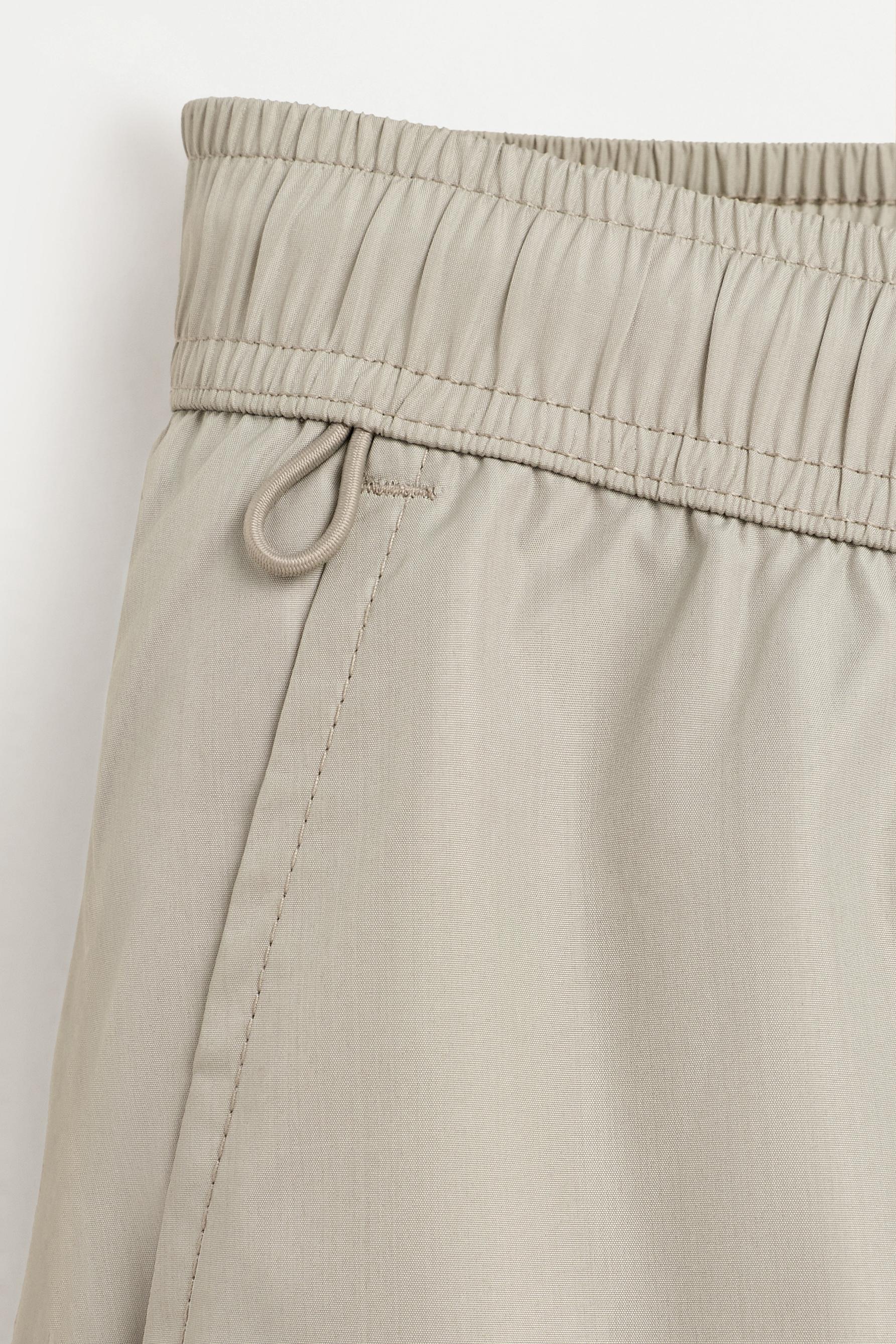Basic regular fit swim shorts — PALE KHAKI