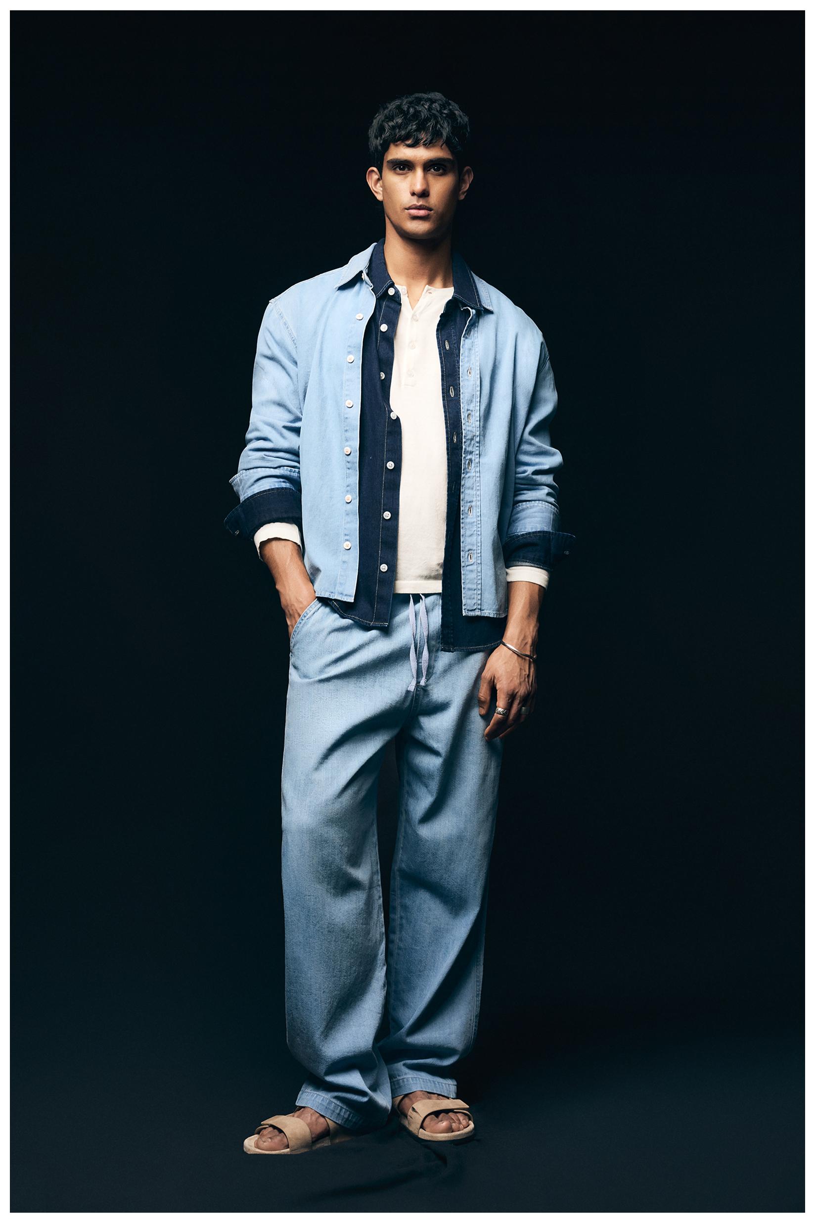 Baggy jogger jeans — PALE BLUE