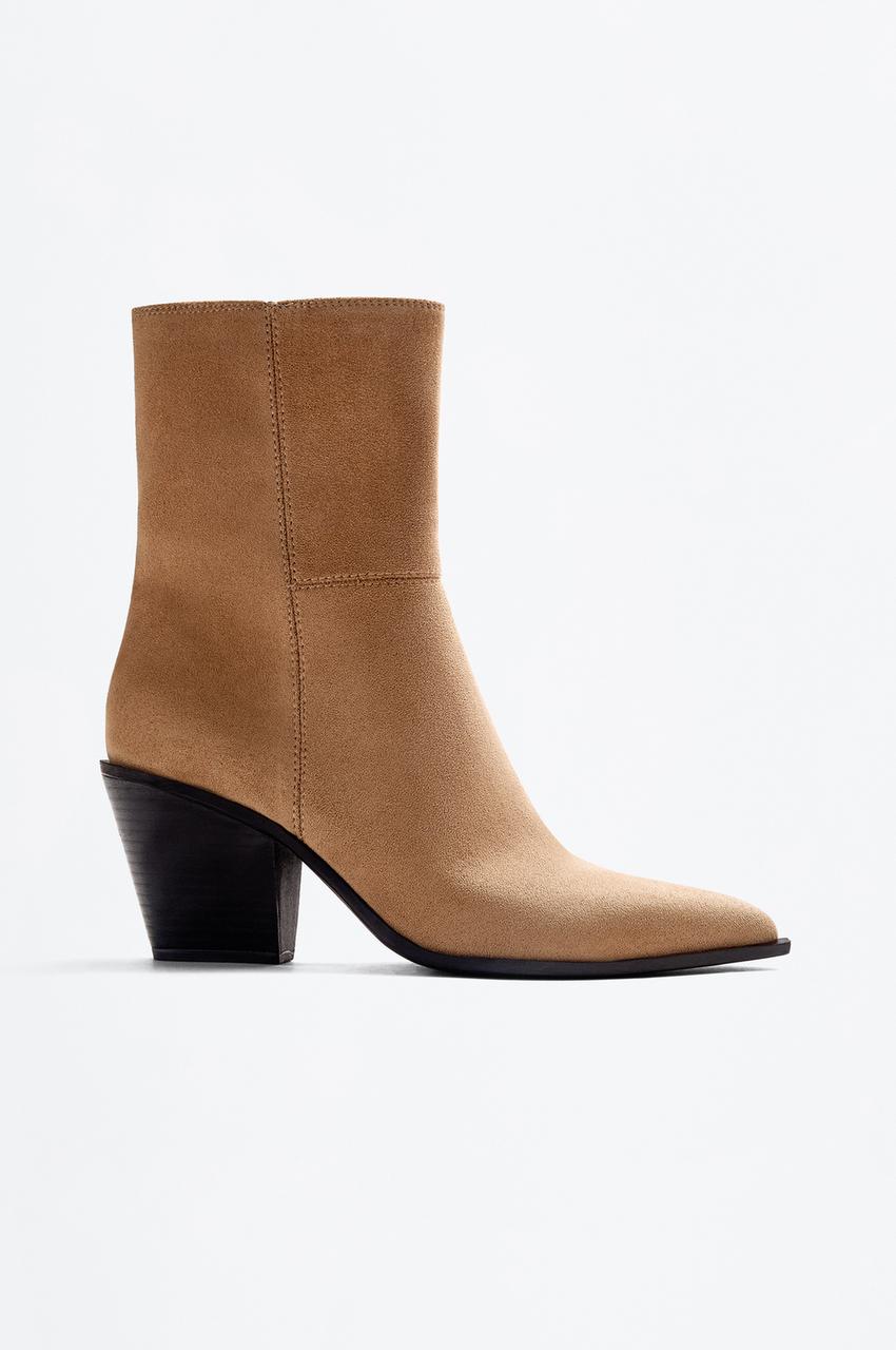 Botines Camperos Botin Crudo Mujer Beige Botines Femeninos Botines