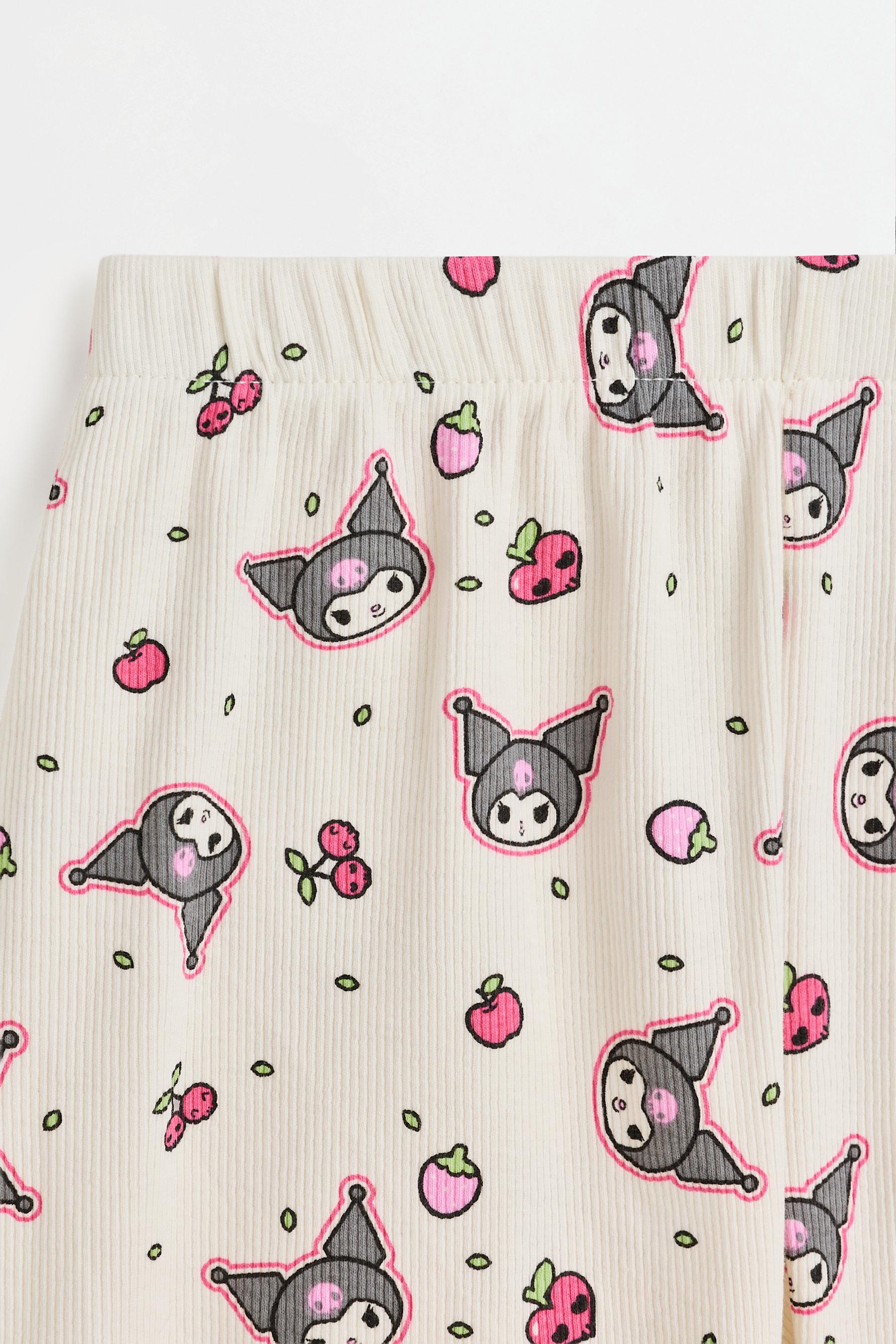 Kuromi ©SANRIO short pyjamas — OFF WHITE