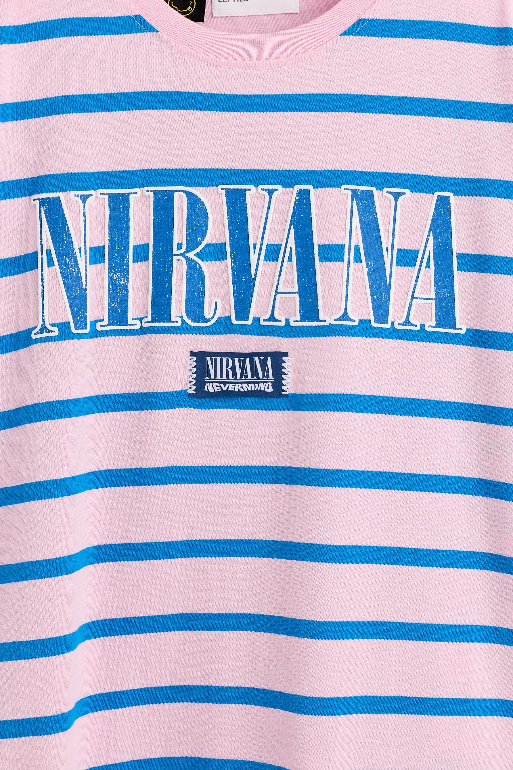 Nirvana T-shirt — PINK