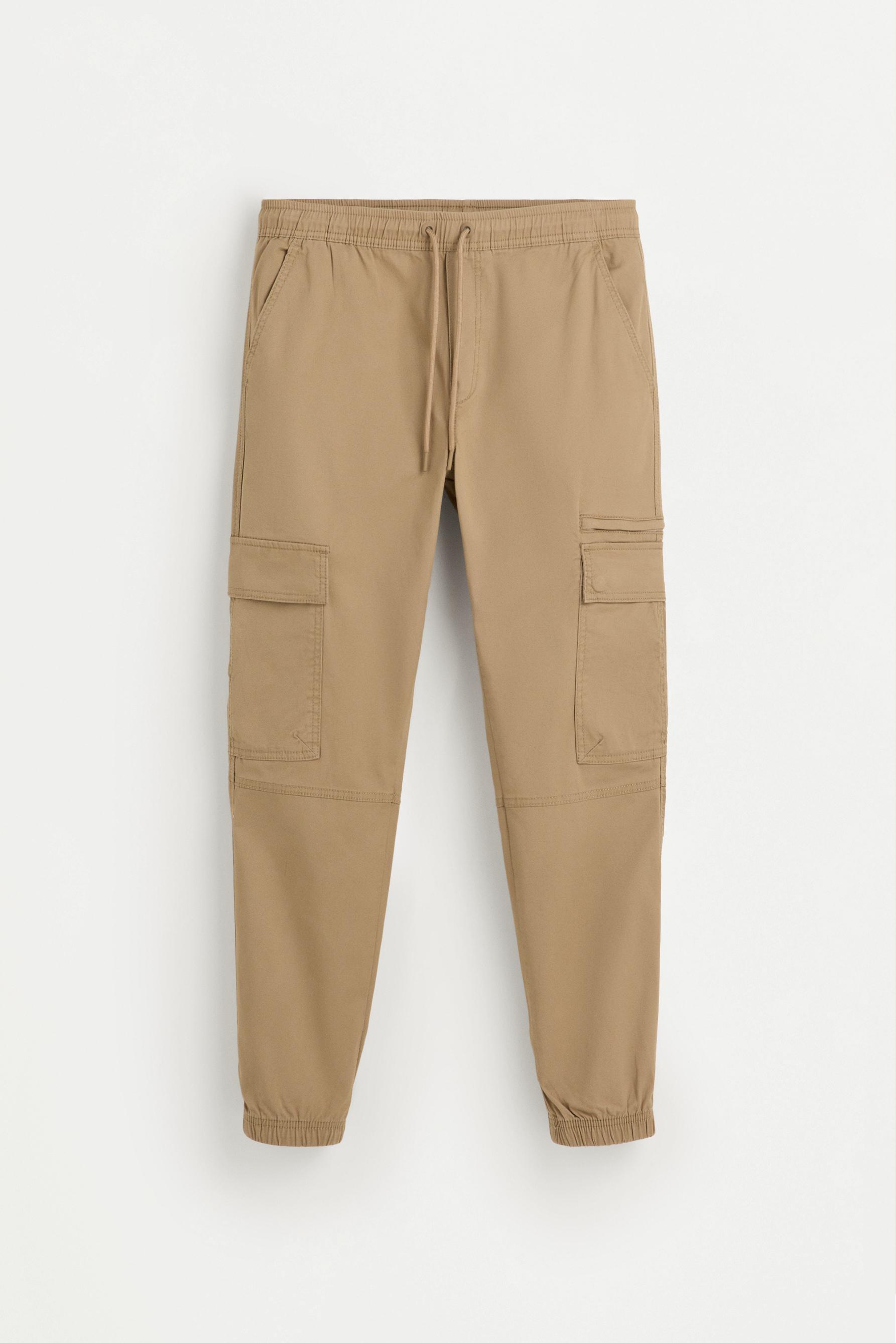 Cargo jogger trousers — DARK OCHRE