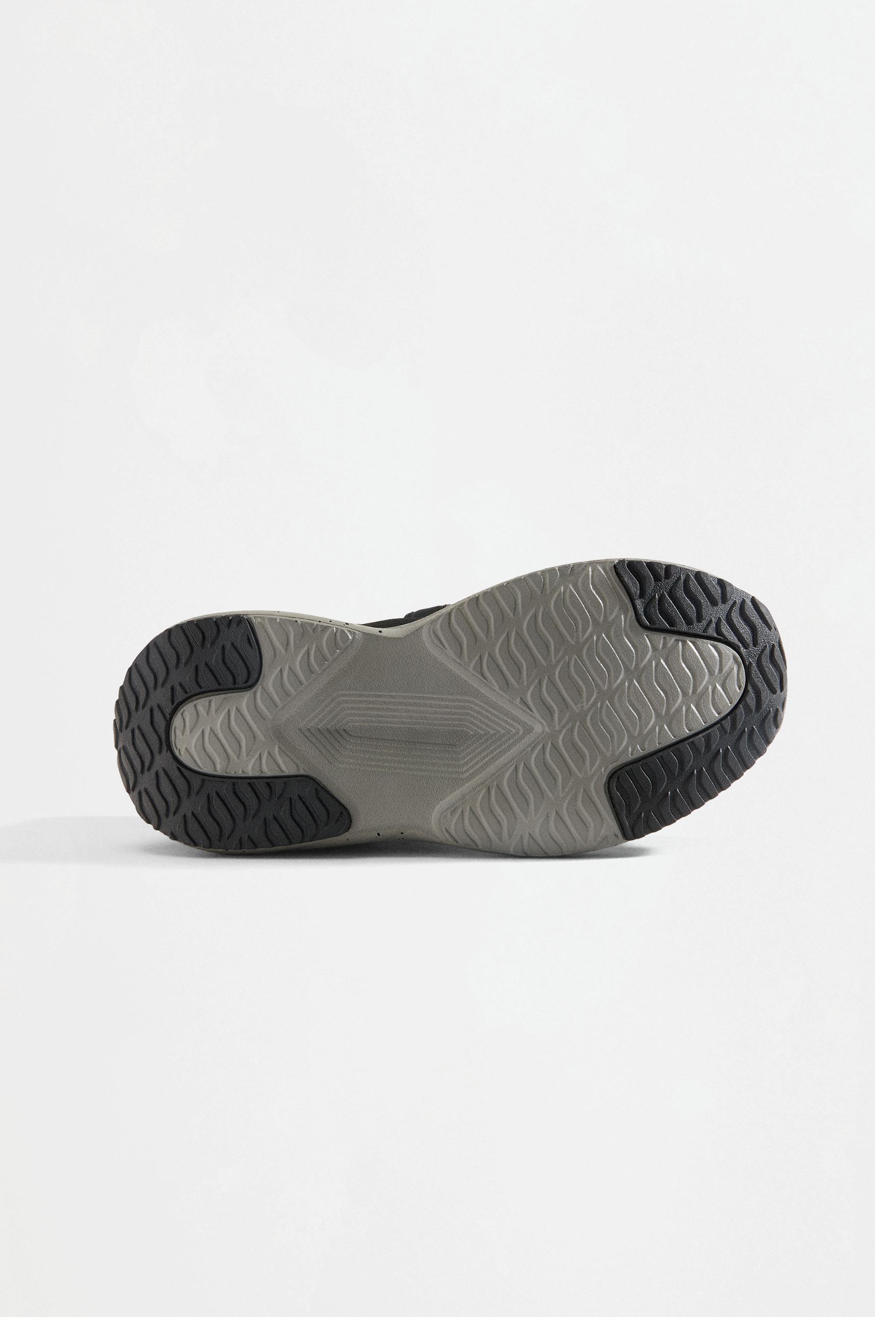 Technical fabric sneakers — BLACK