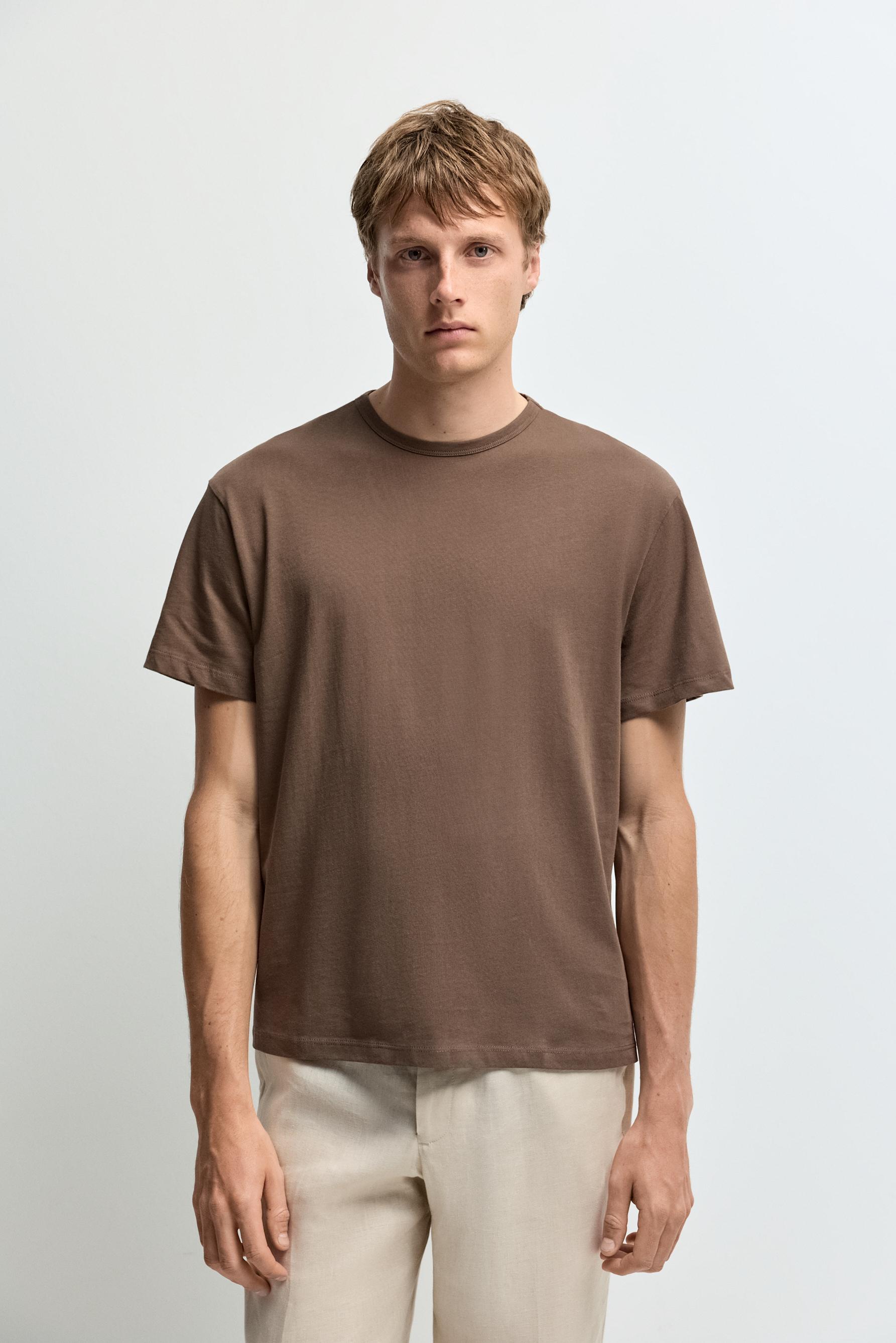 Texture T-shirt — DARK COPPER