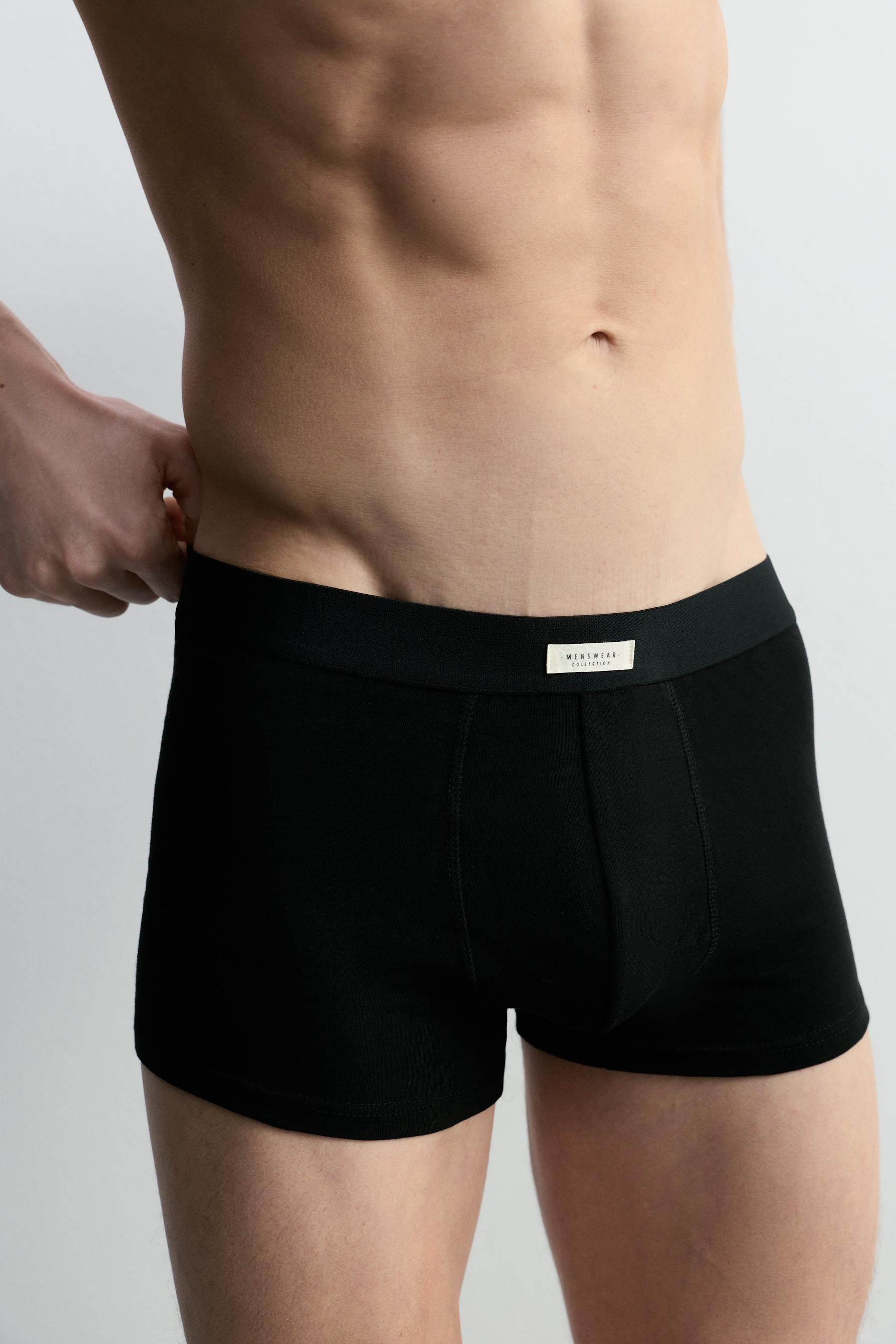Basic Boxers (3-Pack) — BLACK