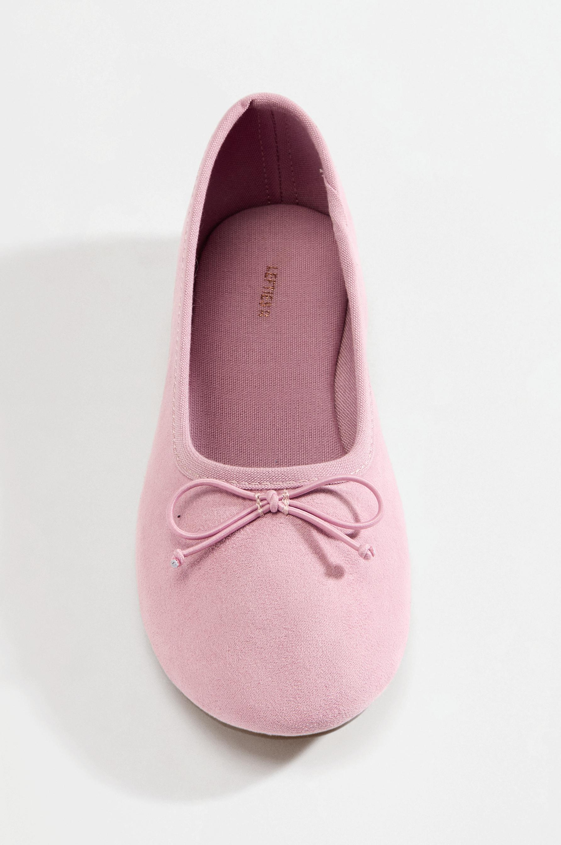 Bow ballet flats — PALE PINK