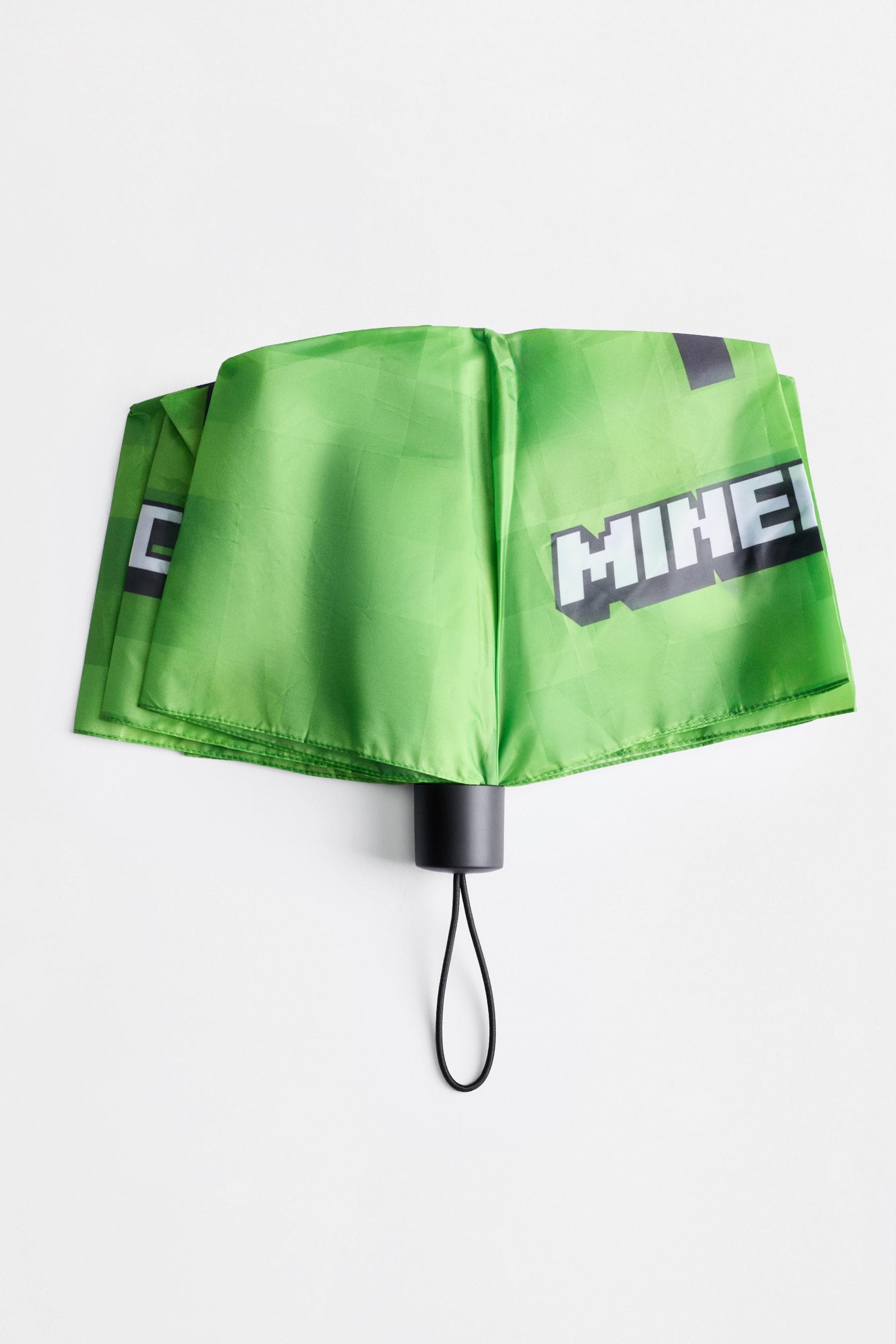 Minecraft folding umbrella — GREEN