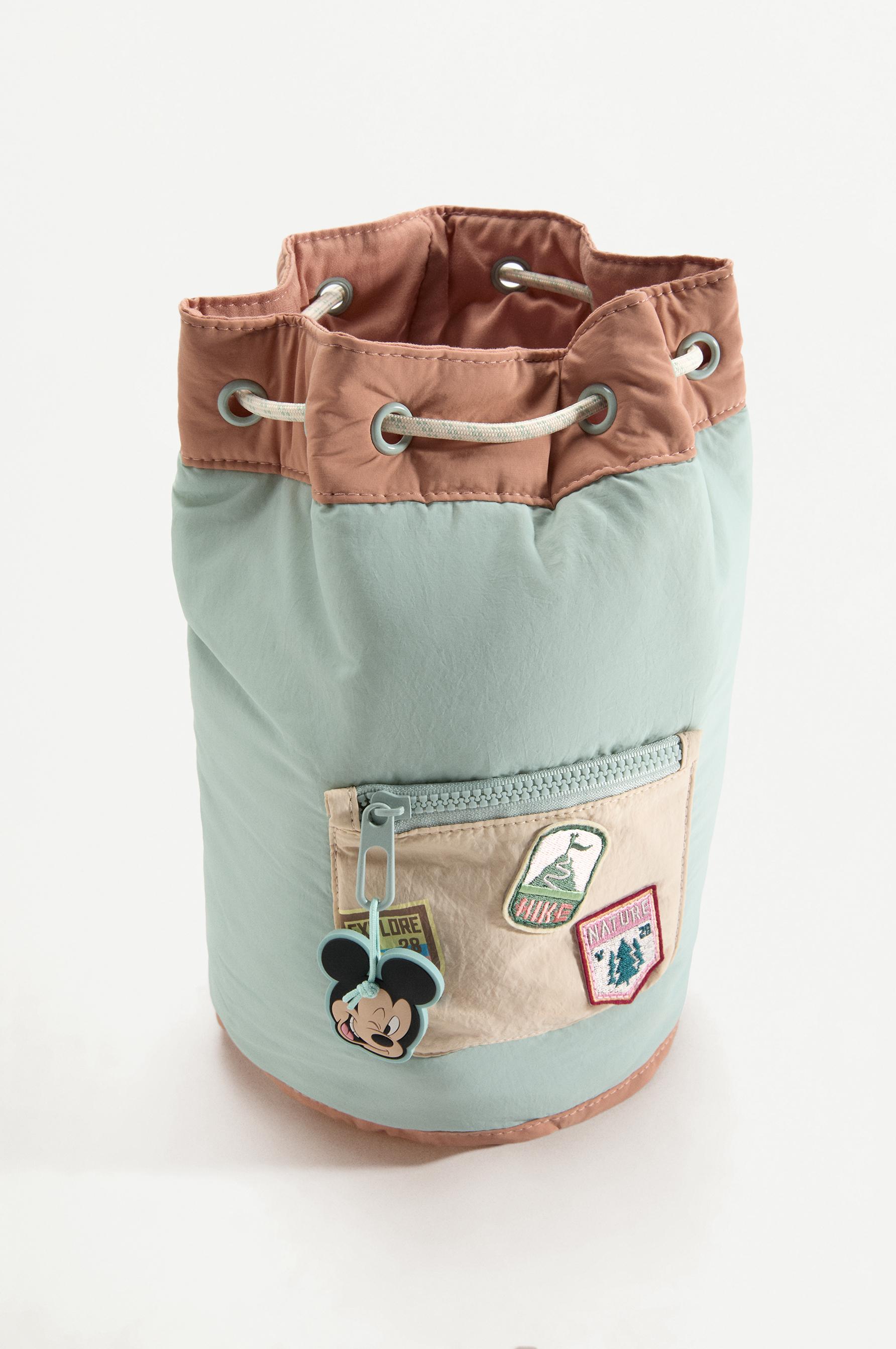 Mickey Mouse Explorer ©Disney drawstring backpack — AQUAMARINE