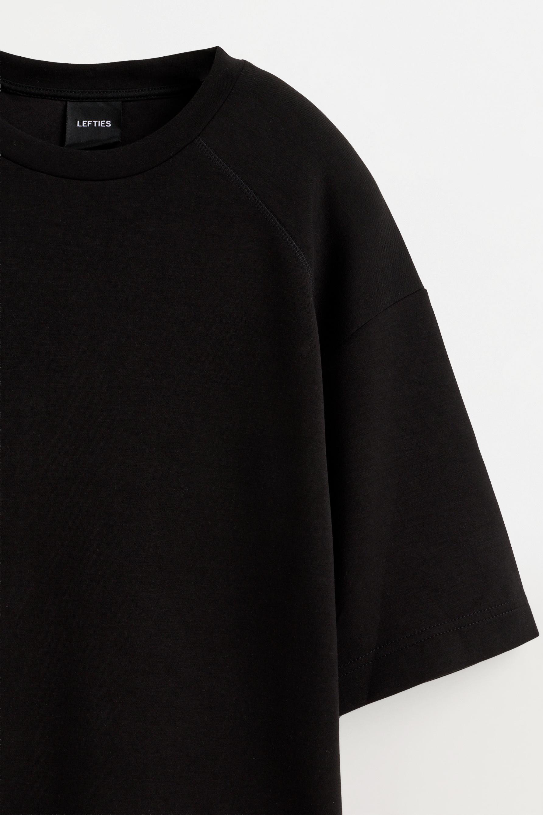 Raglan sleeve sweatshirt — BLACK