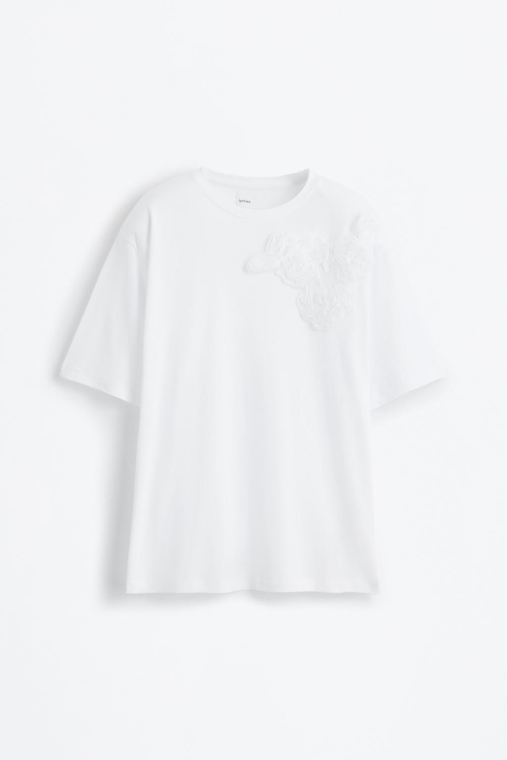 Camiseta flor textura