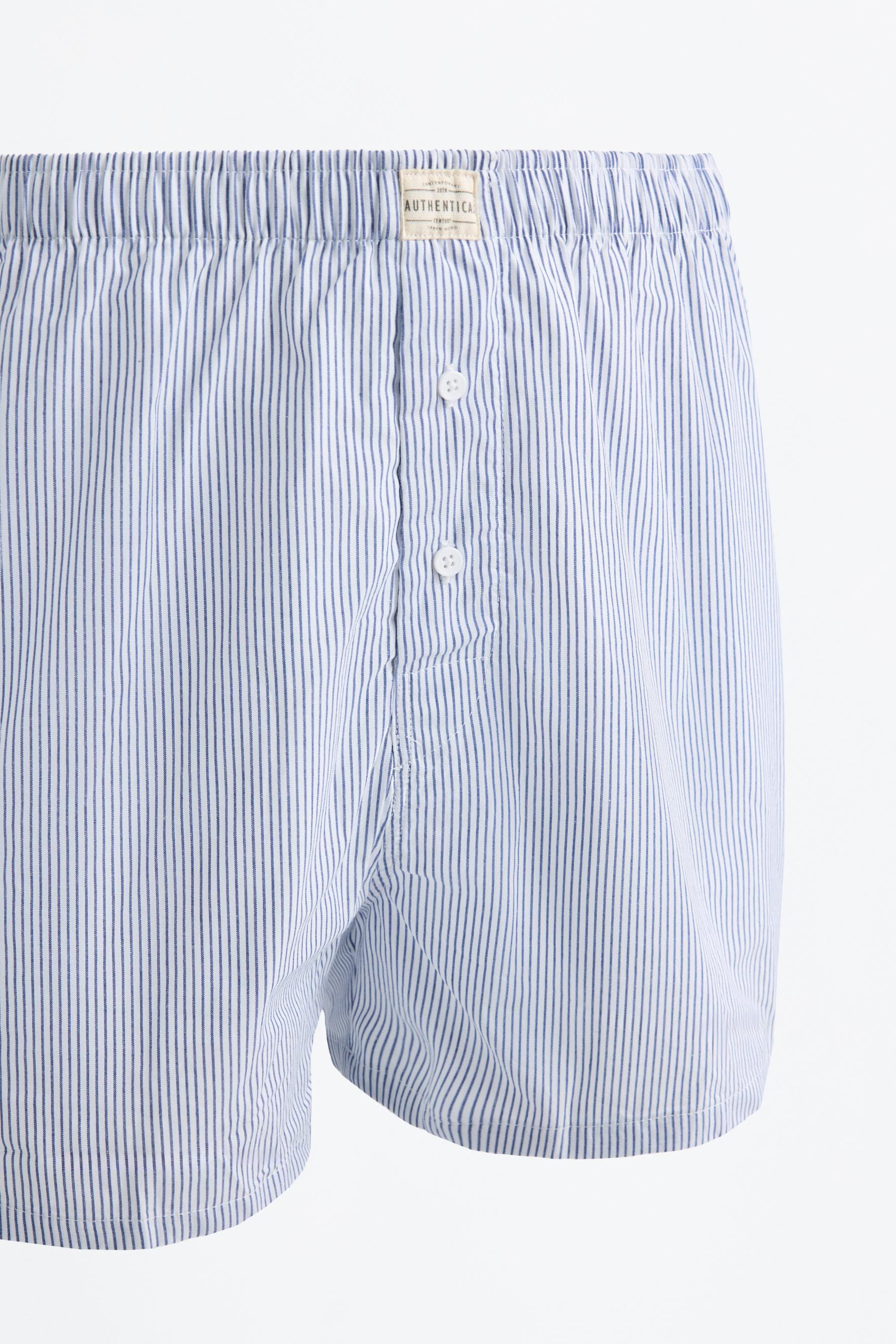 Long Boxer Shorts (2-Pack) — BLUE