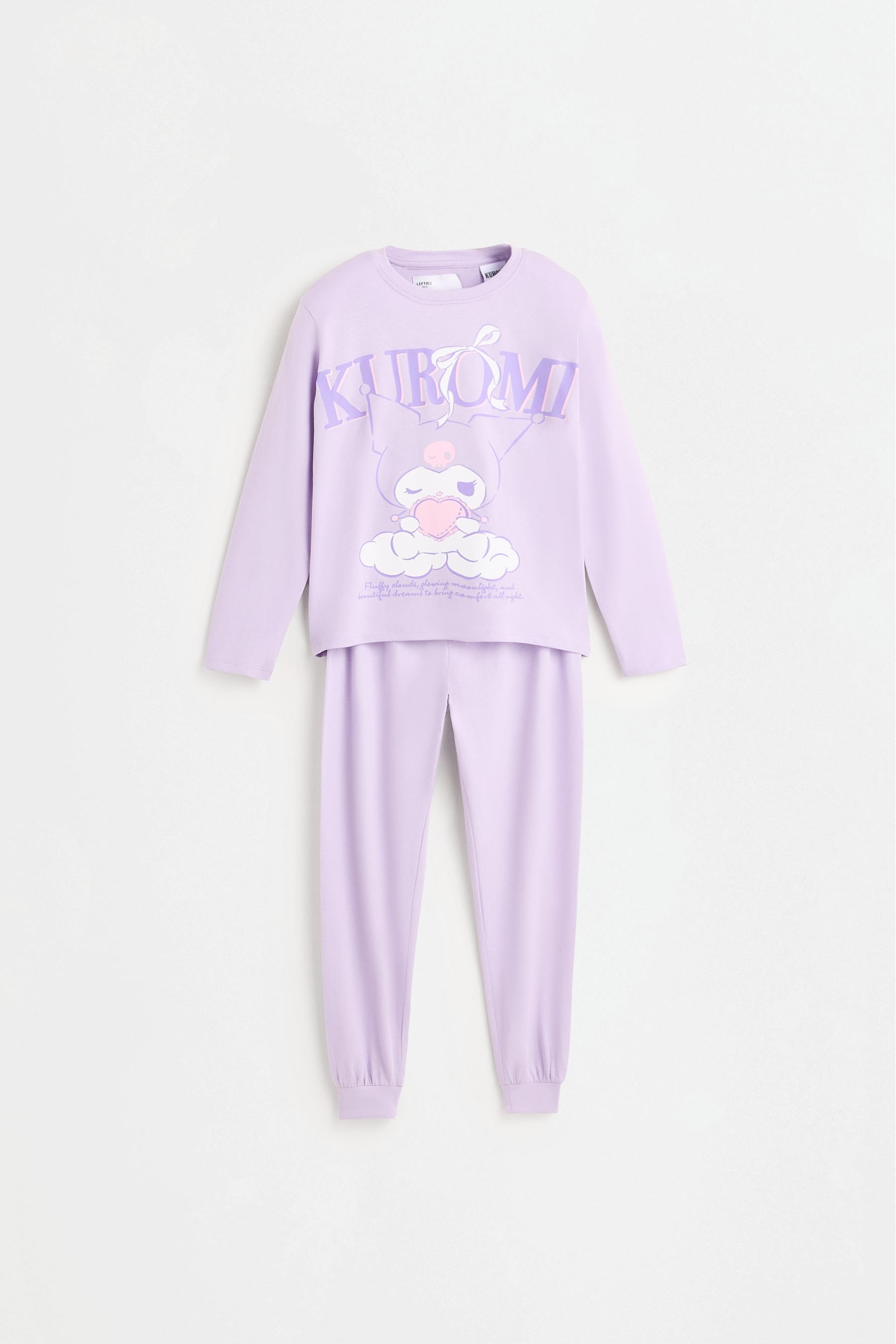 Kuromi ©SANRIO long pyjamas — PALE LILAC