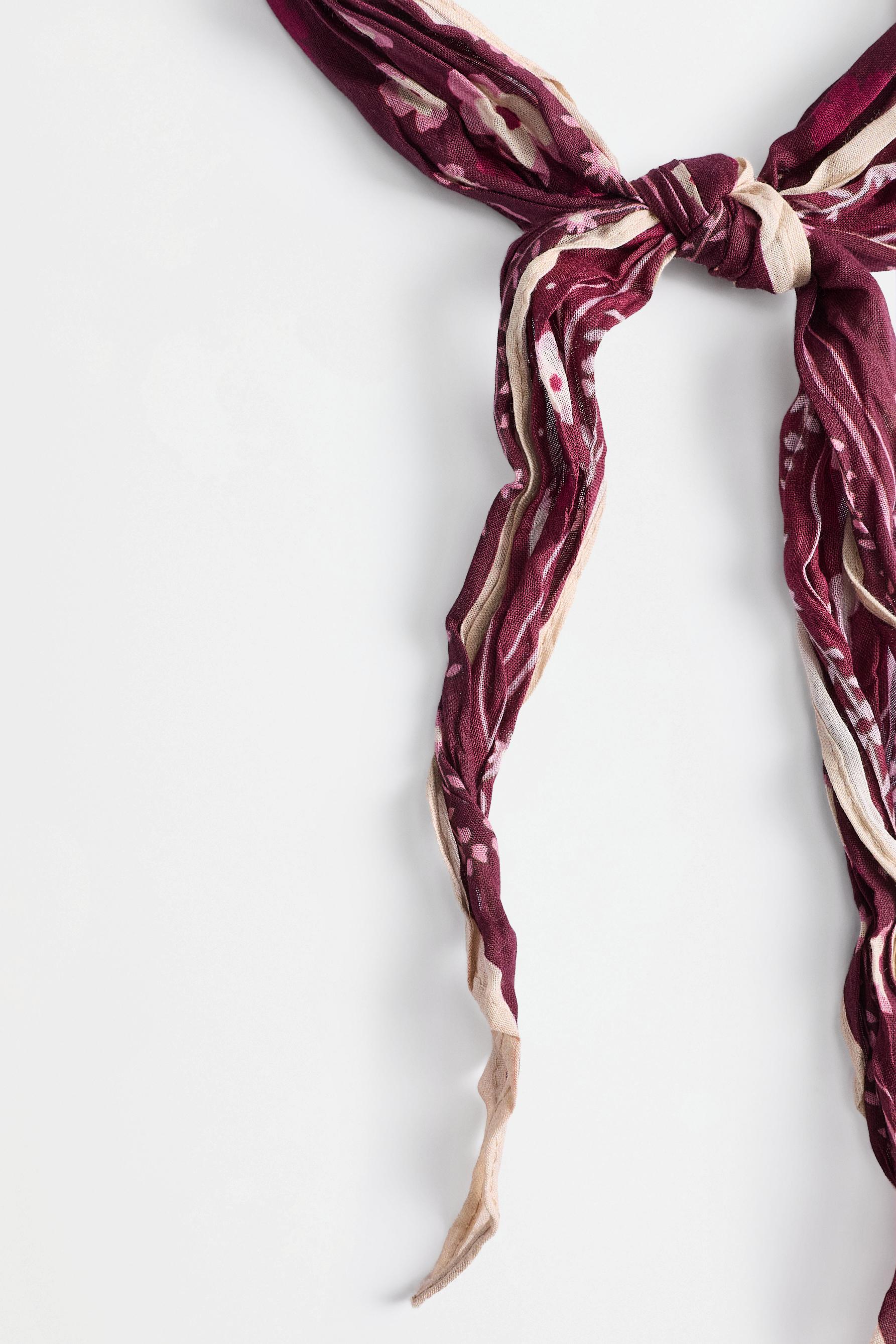 100% cotton bandana — BURGUNDY