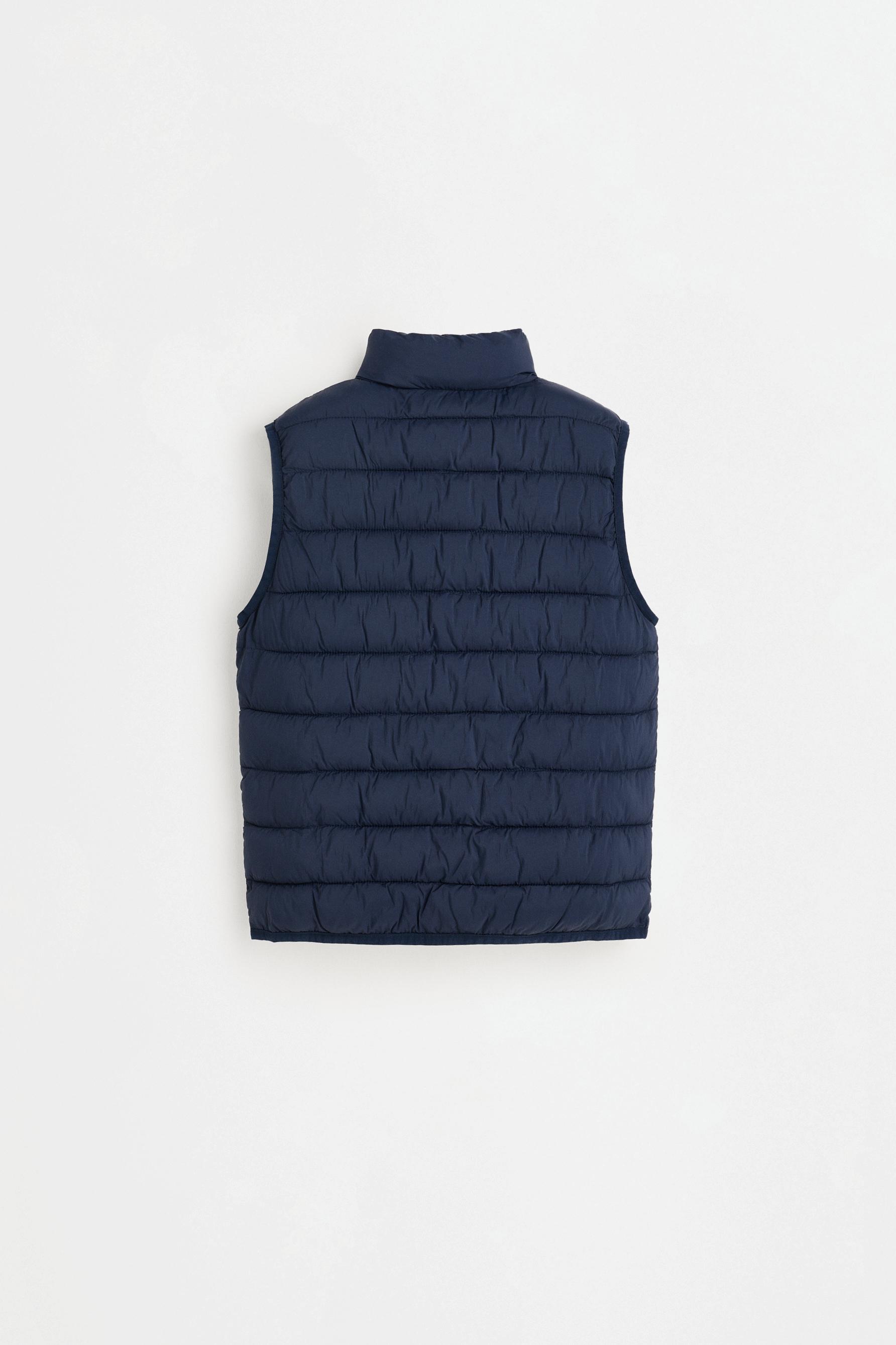 Lightweight quilted gilet — NAVY