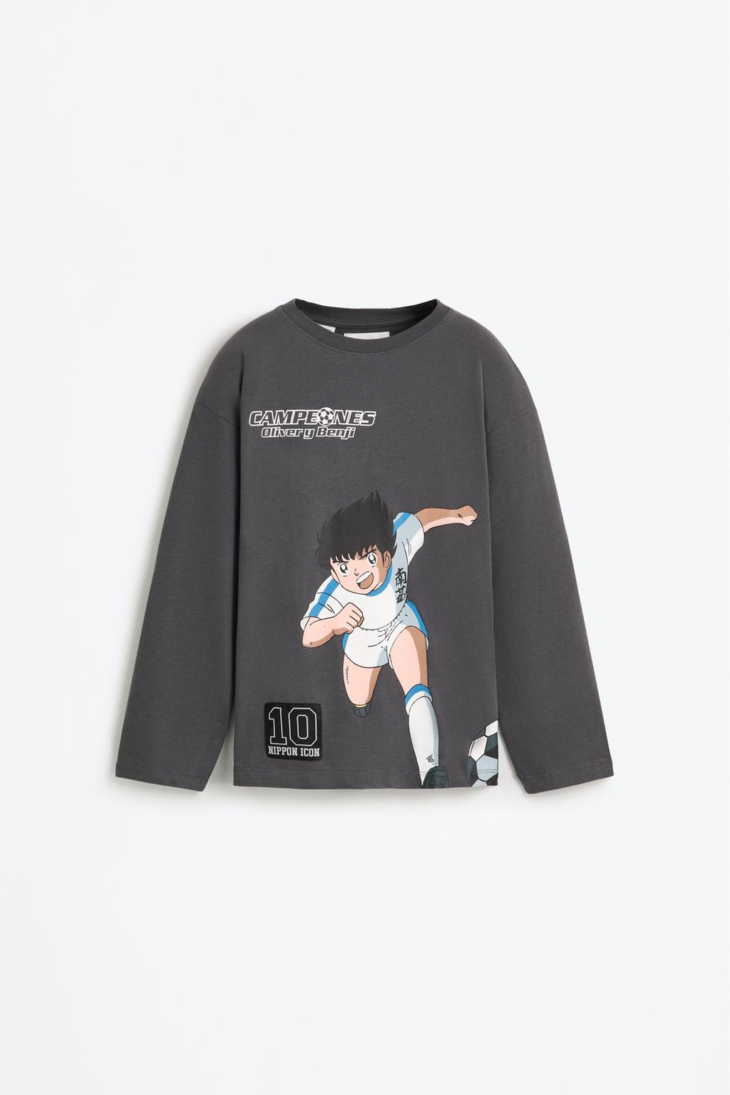 Oliver y Benji ©Bird Studio T-shirt with a maxi print on the back