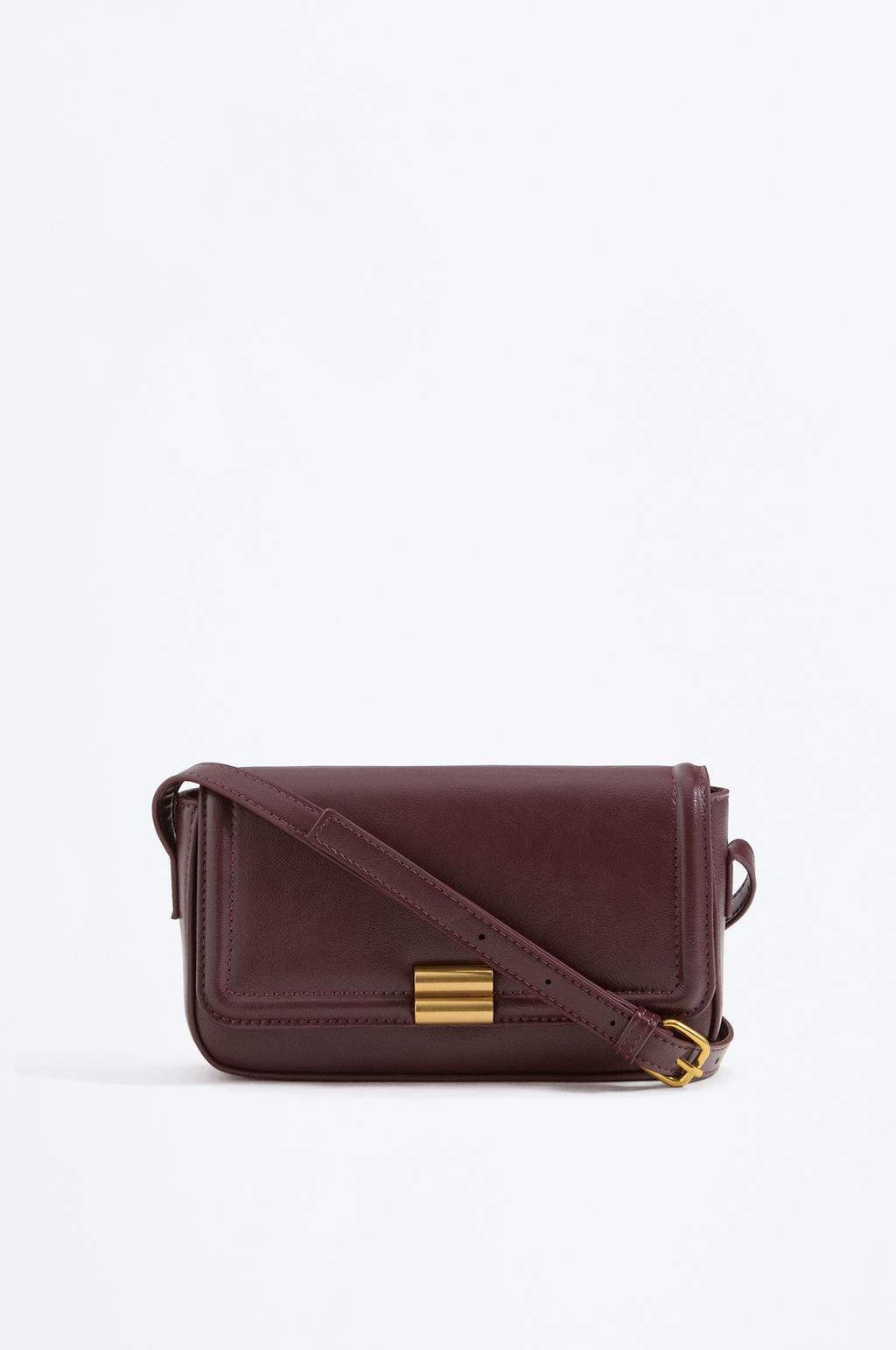 Crossbody bag with metal detail