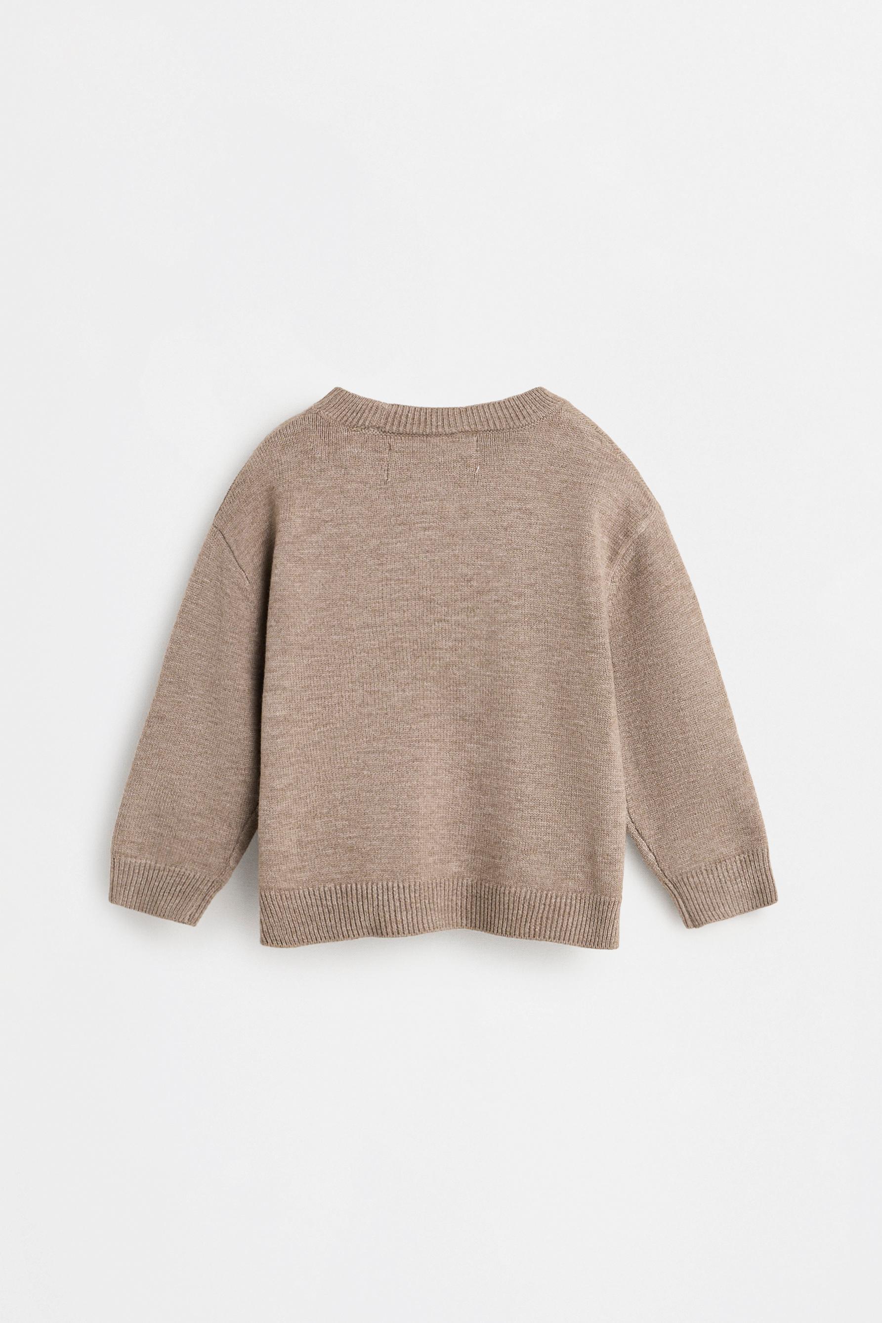Knit sweater and animal print leggings co-ord — OCHRE