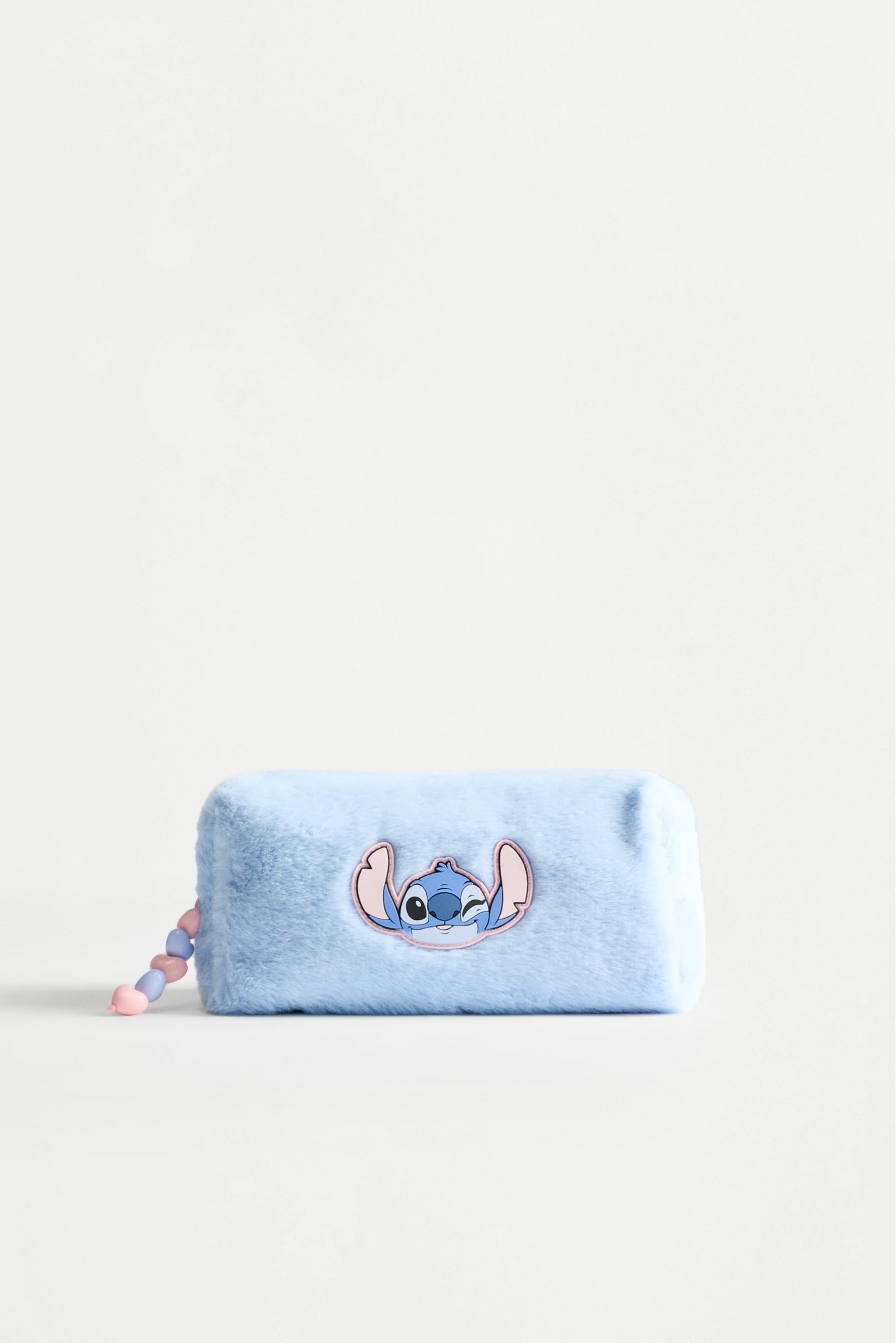 Stitch ©Disney faux fur pencil case — BLUE