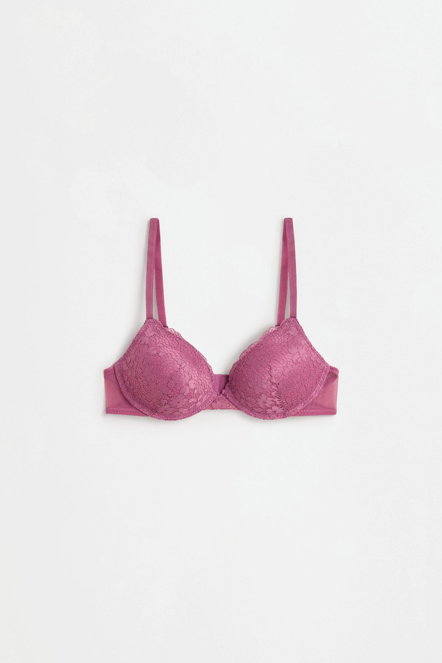 Classic lace bra — PINK