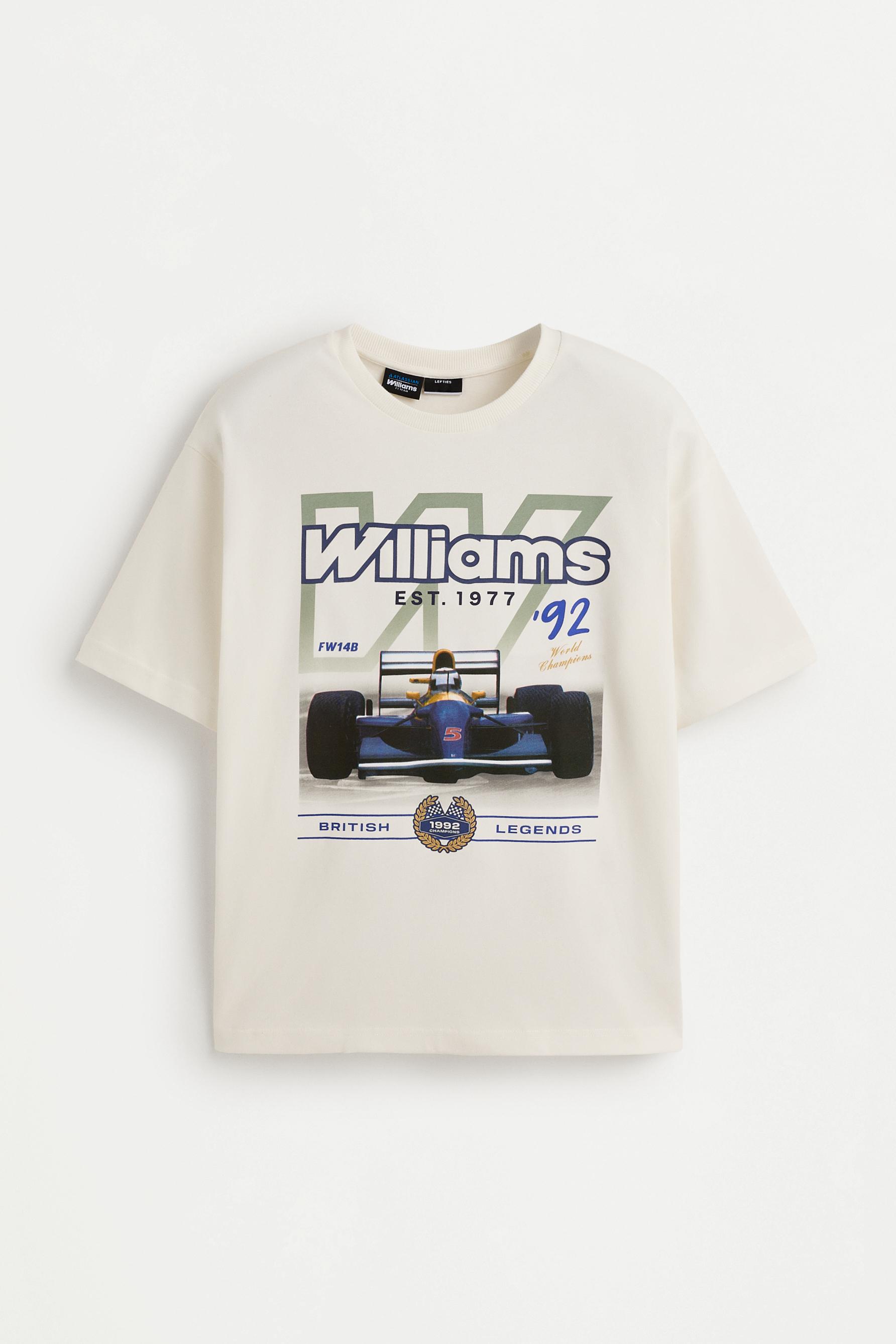 ©2026 Williams print T-shirt — OFF WHITE