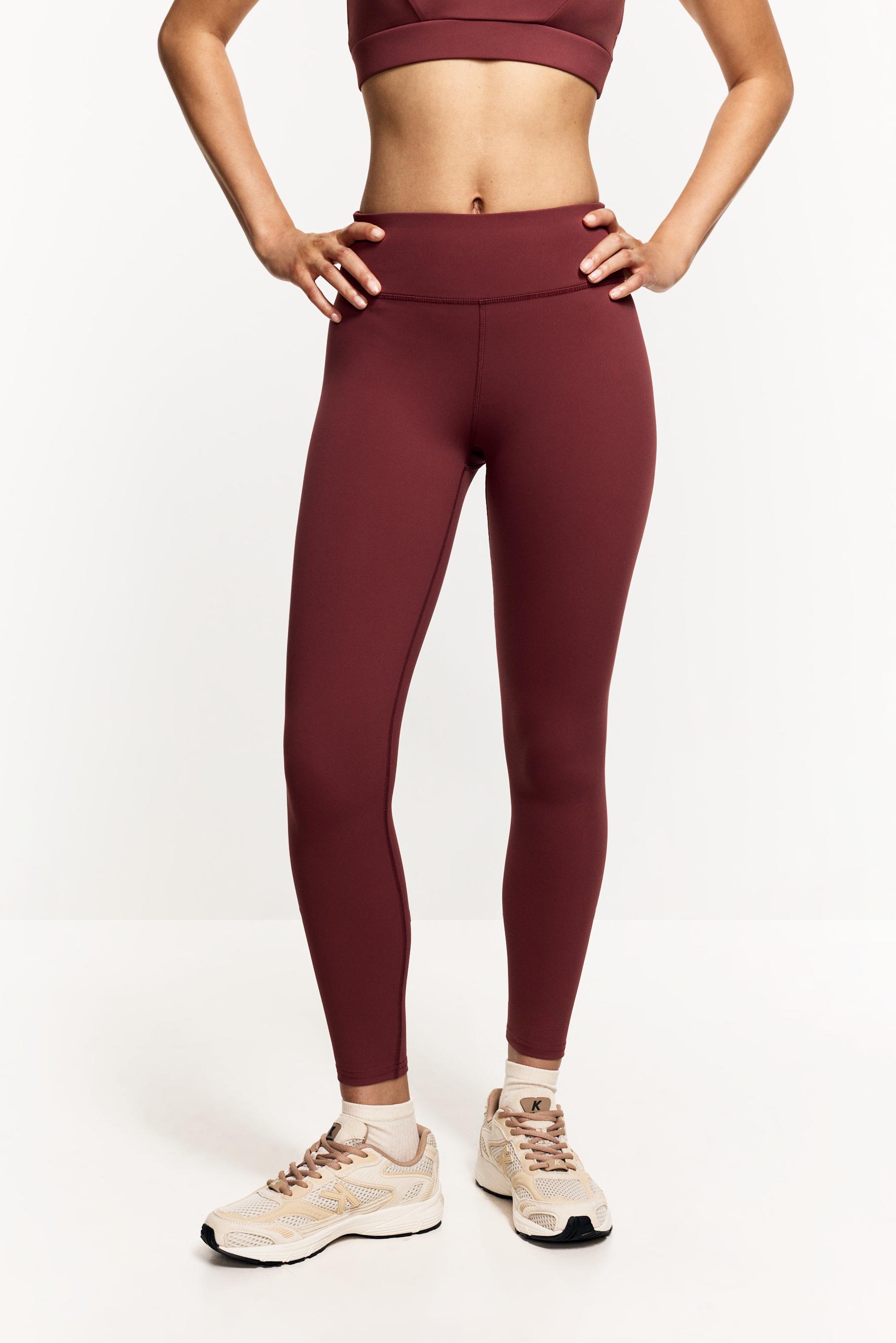 Basic sports leggings — DARK PINK