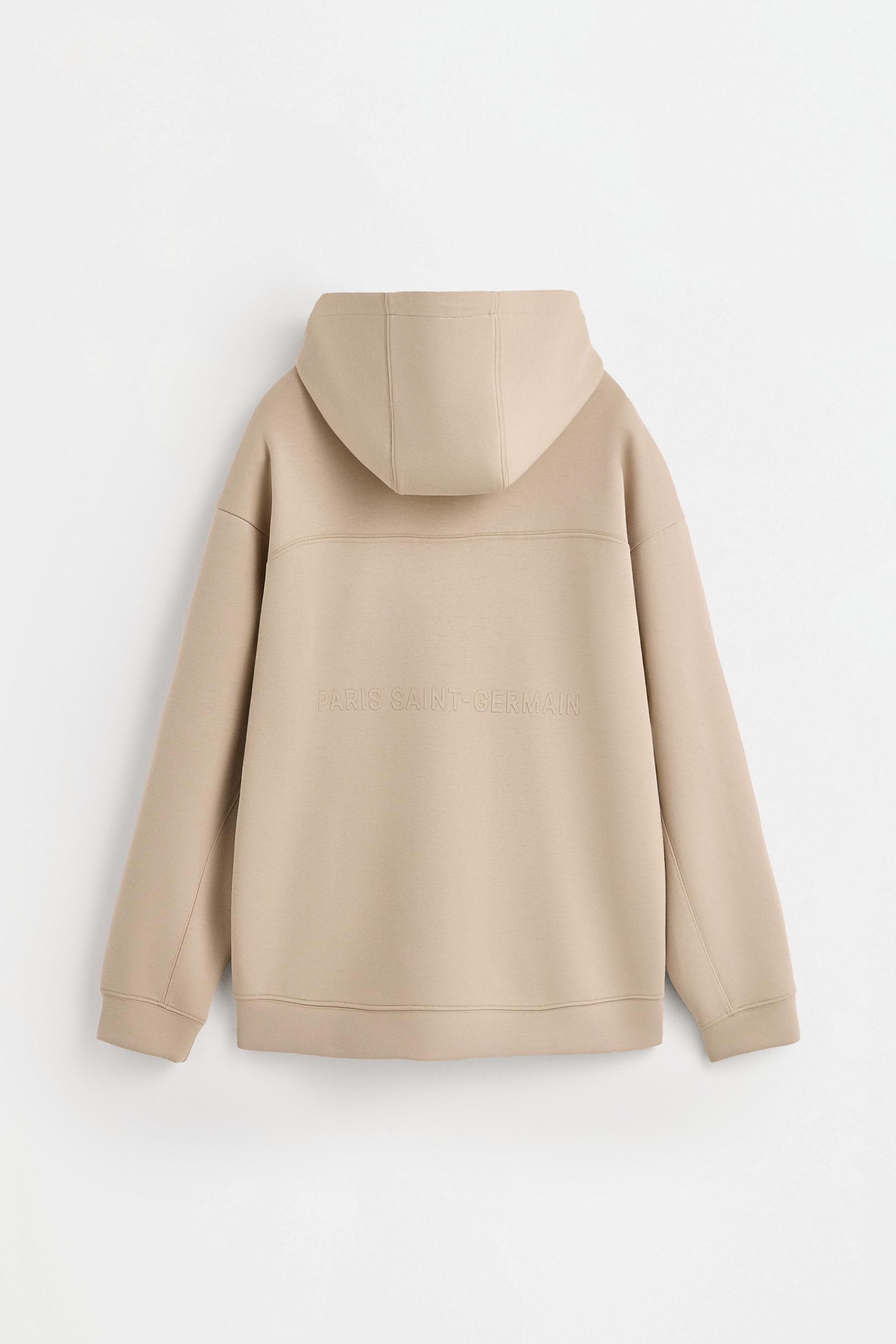Paris Saint-Germain x Lefties buttoned sweatshirt — BISCUIT