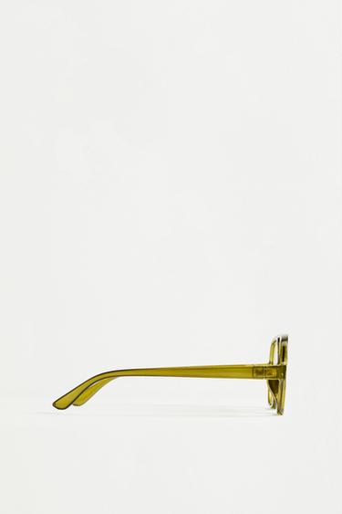 Yellow lens aviator sunglasses — YELLOW 3