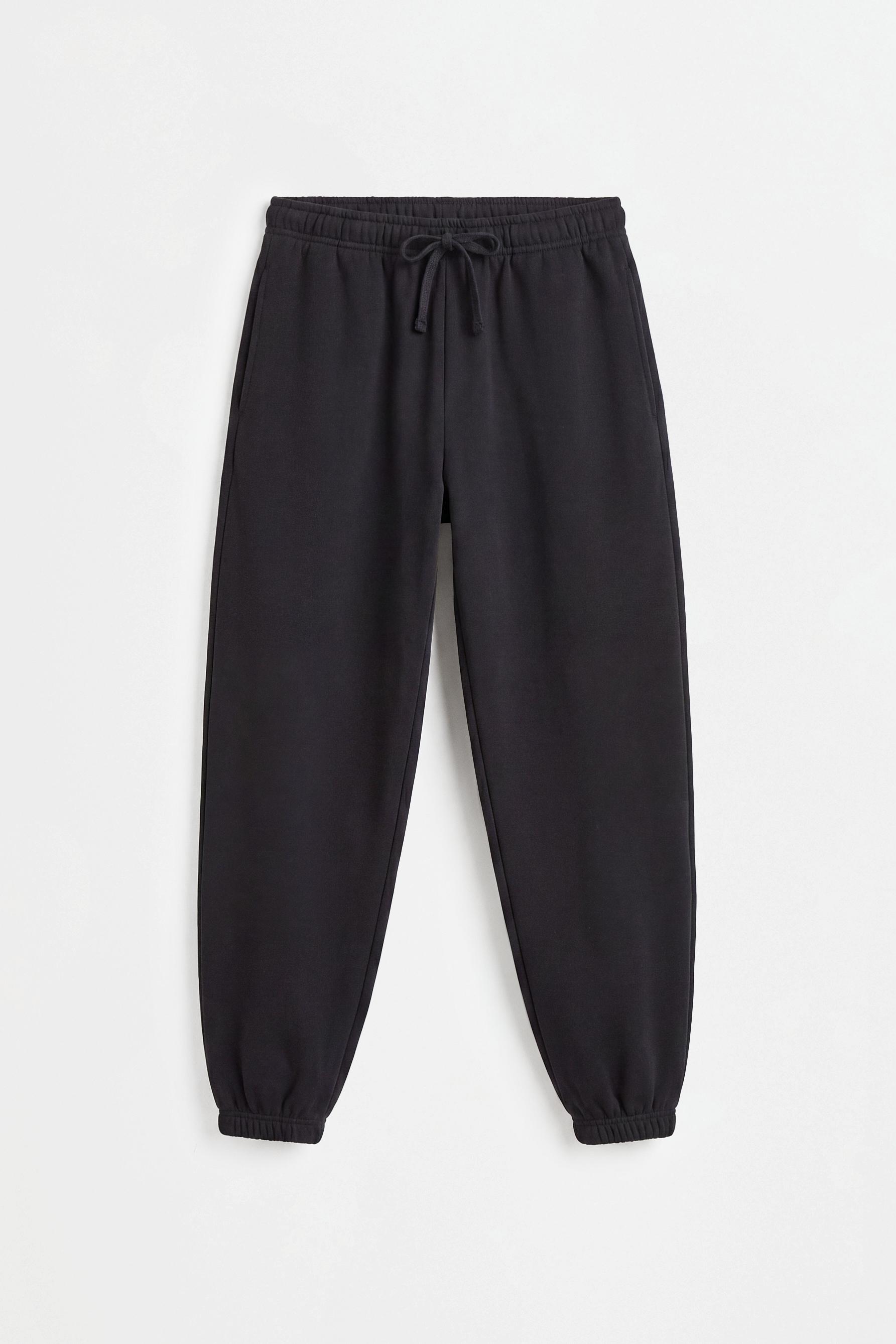 Basic tracksuit bottoms — BLACK