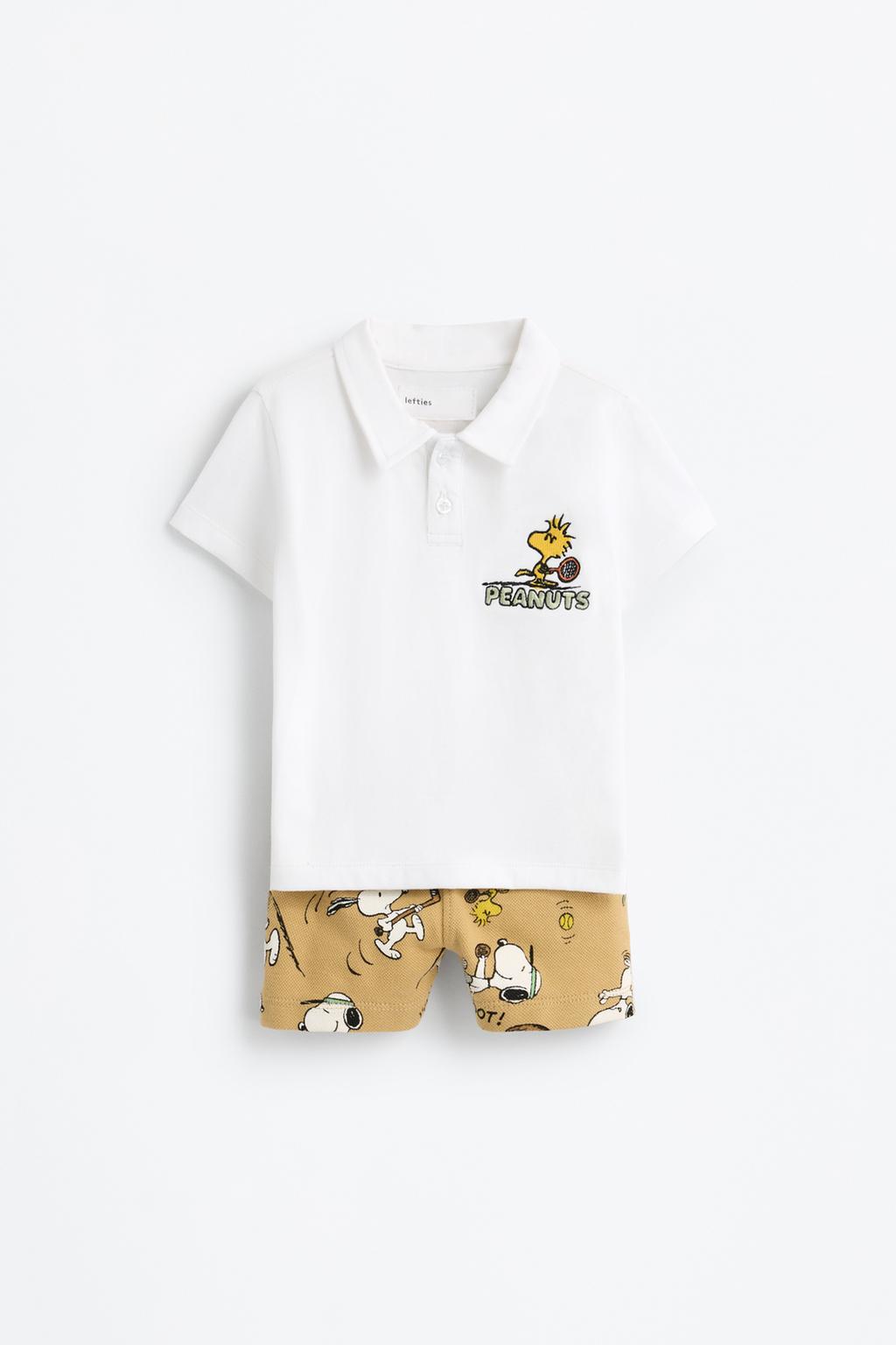Conjunto Snoopy Peanuts™ polo y bermuda