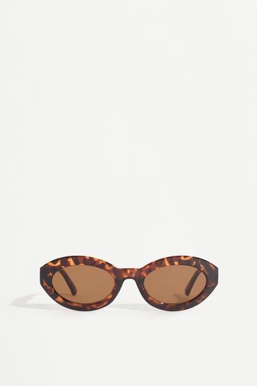 Tortoiseshell cateye glasses — BLACK-BROWN 2