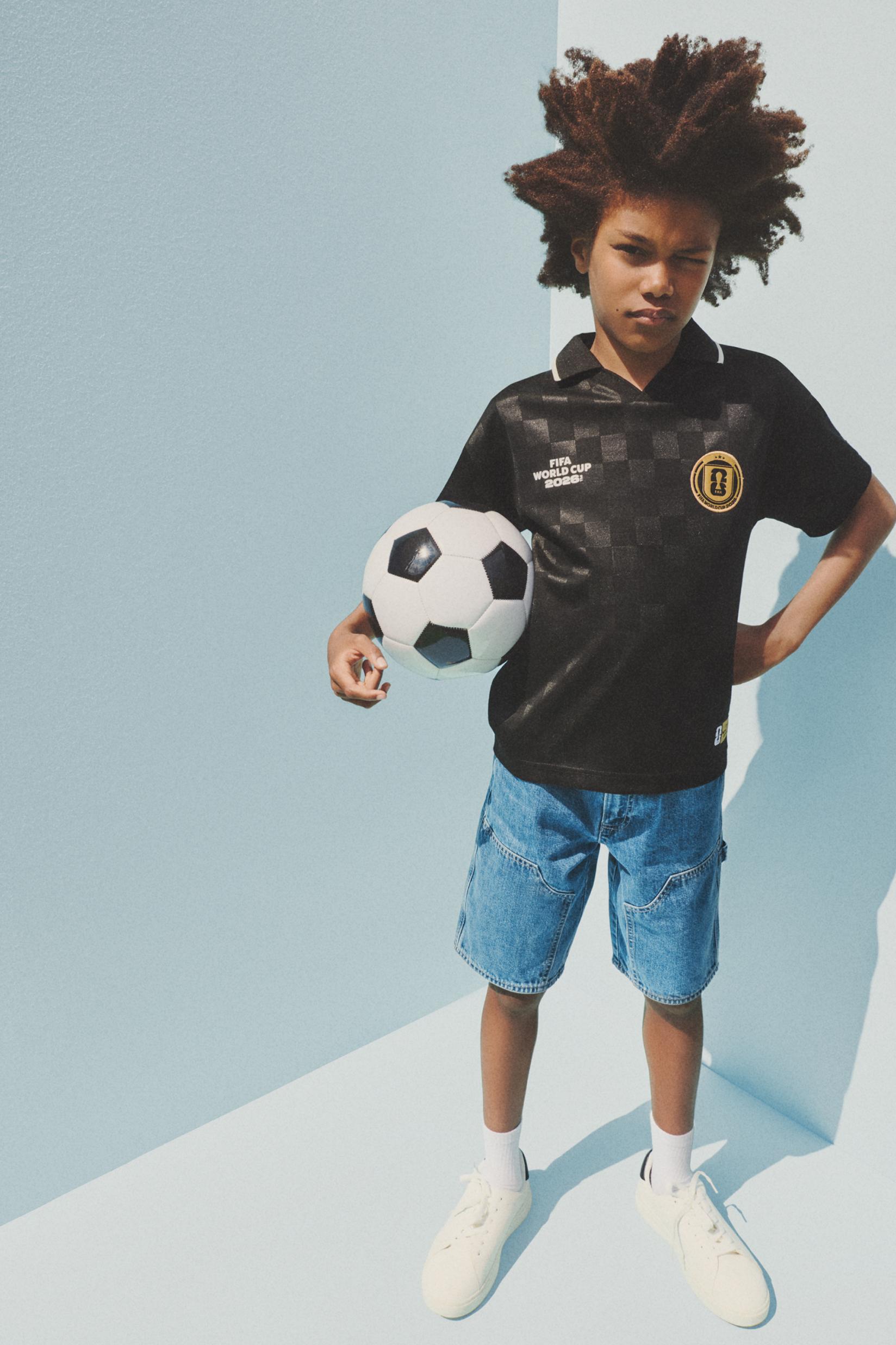 Kids | FIFA World Cup 2026 Polo — BLACK