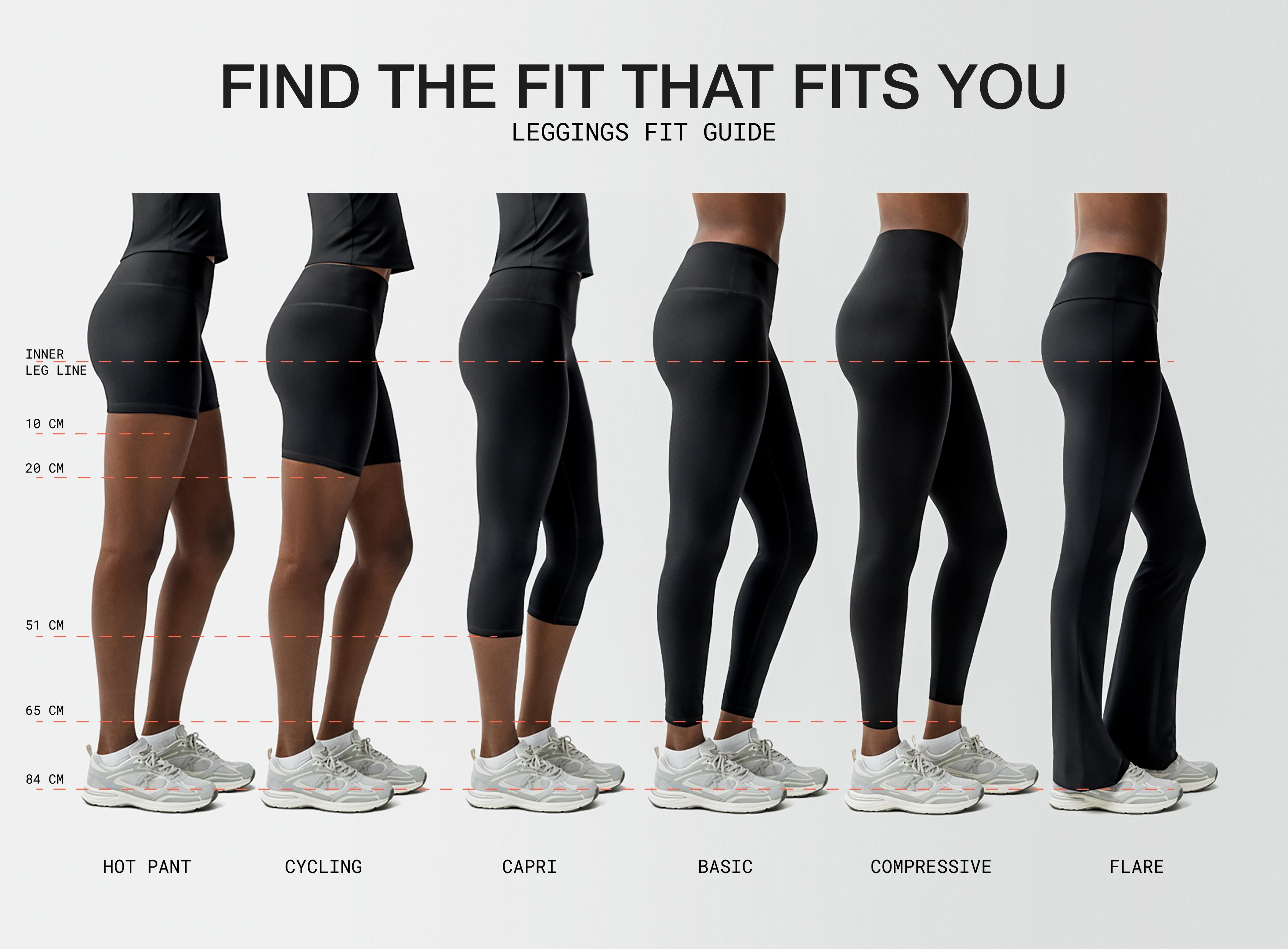 Basic sports leggings — BLACK