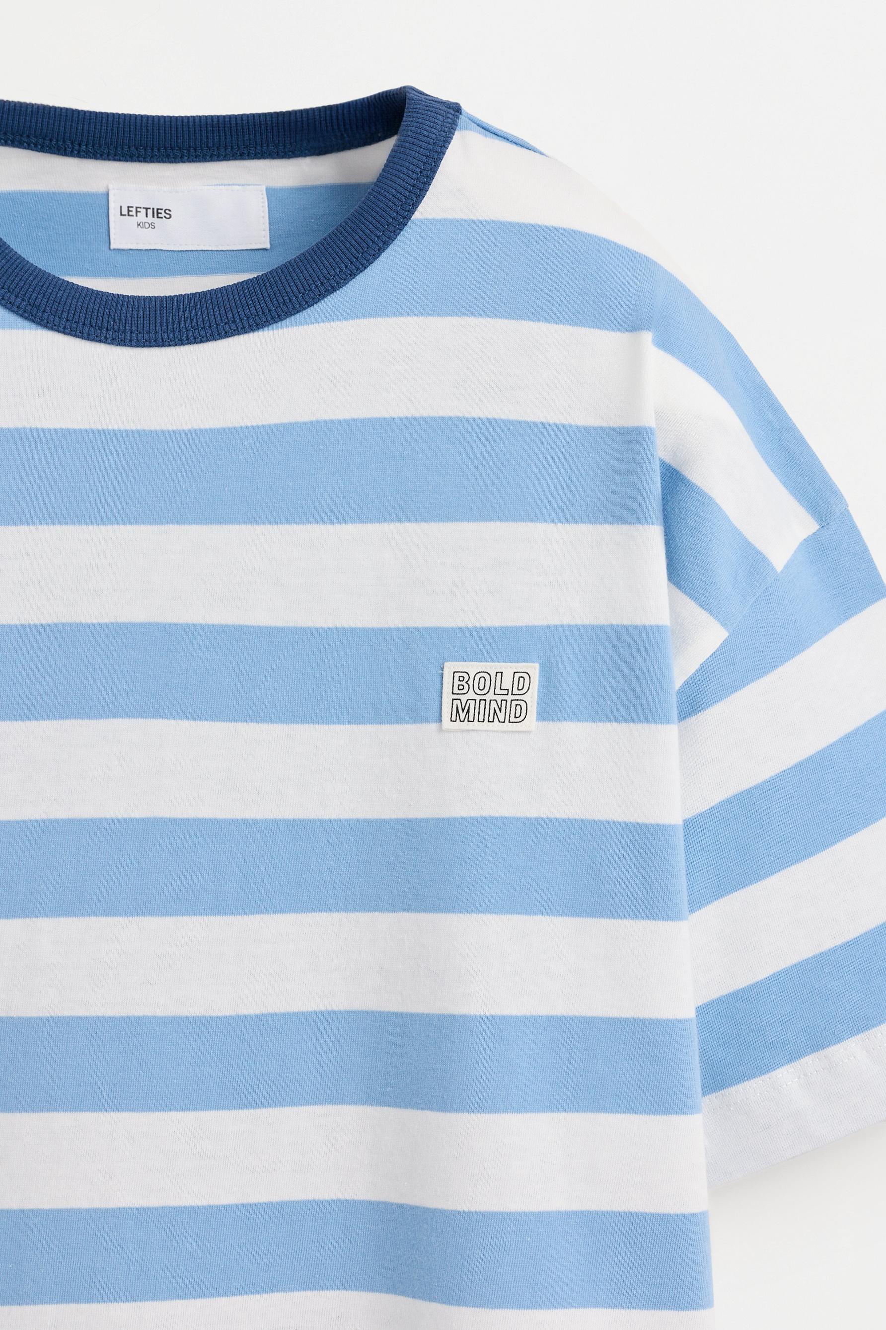 Striped T-shirt — PALE BLUE