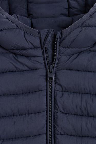 Lightweight hooded quilted jacket — NAVY 4