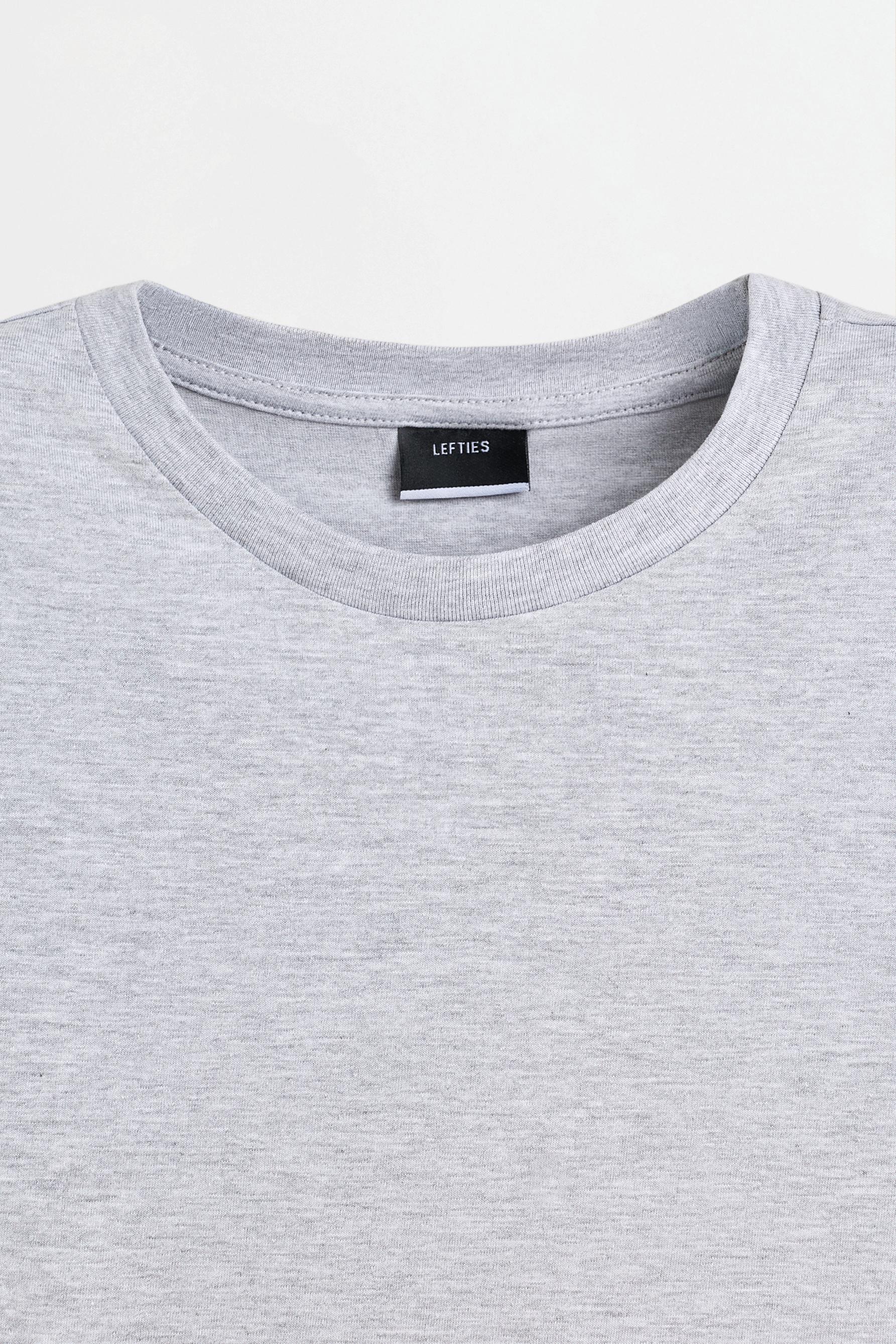 Basic T-shirt — GREY MARL
