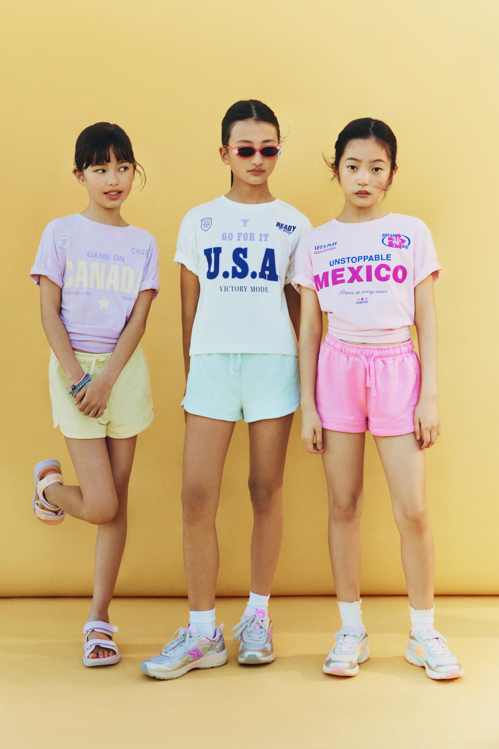 Printed T-shirt — FUCHSIA
