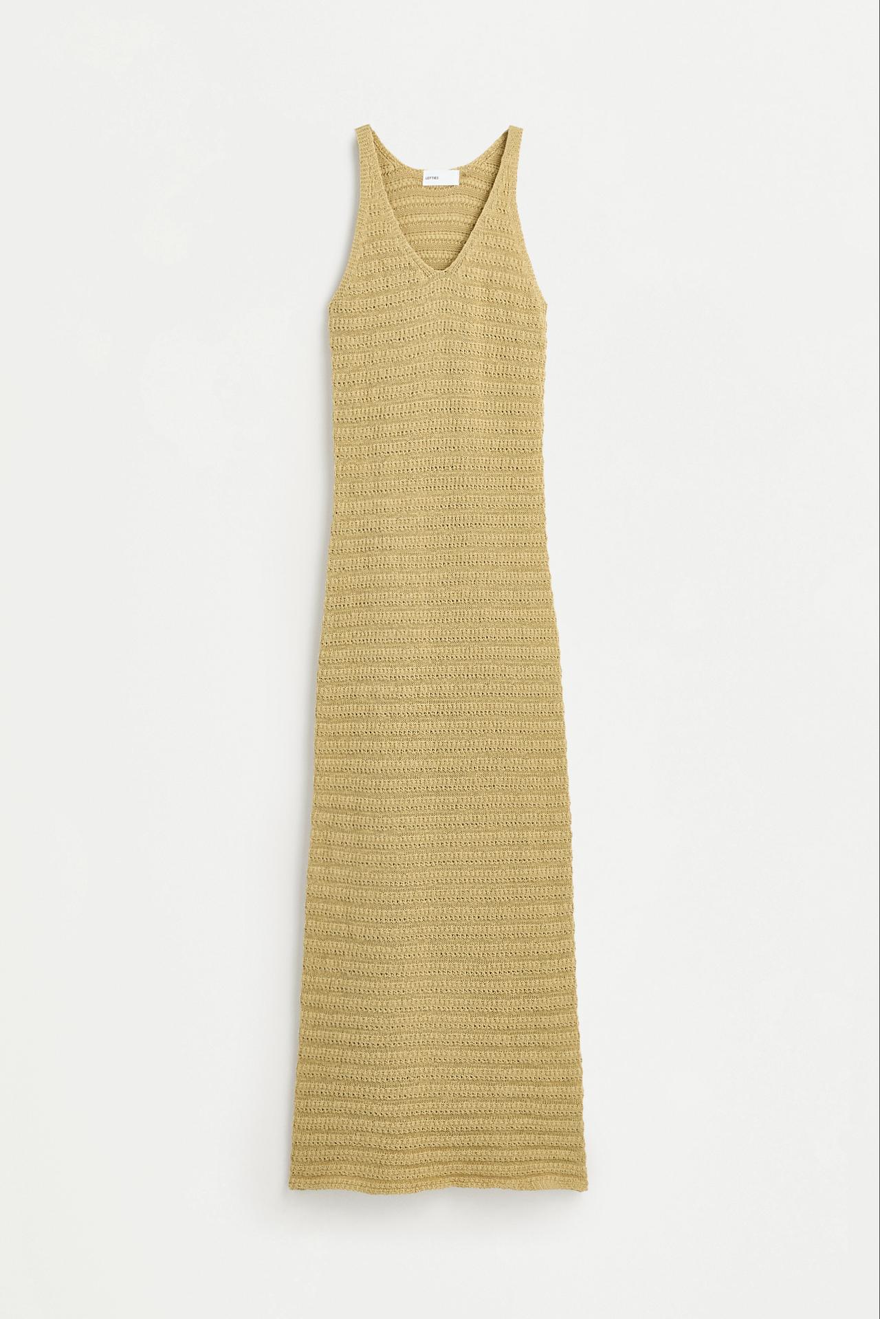 Knit midi dress — PALE GREEN