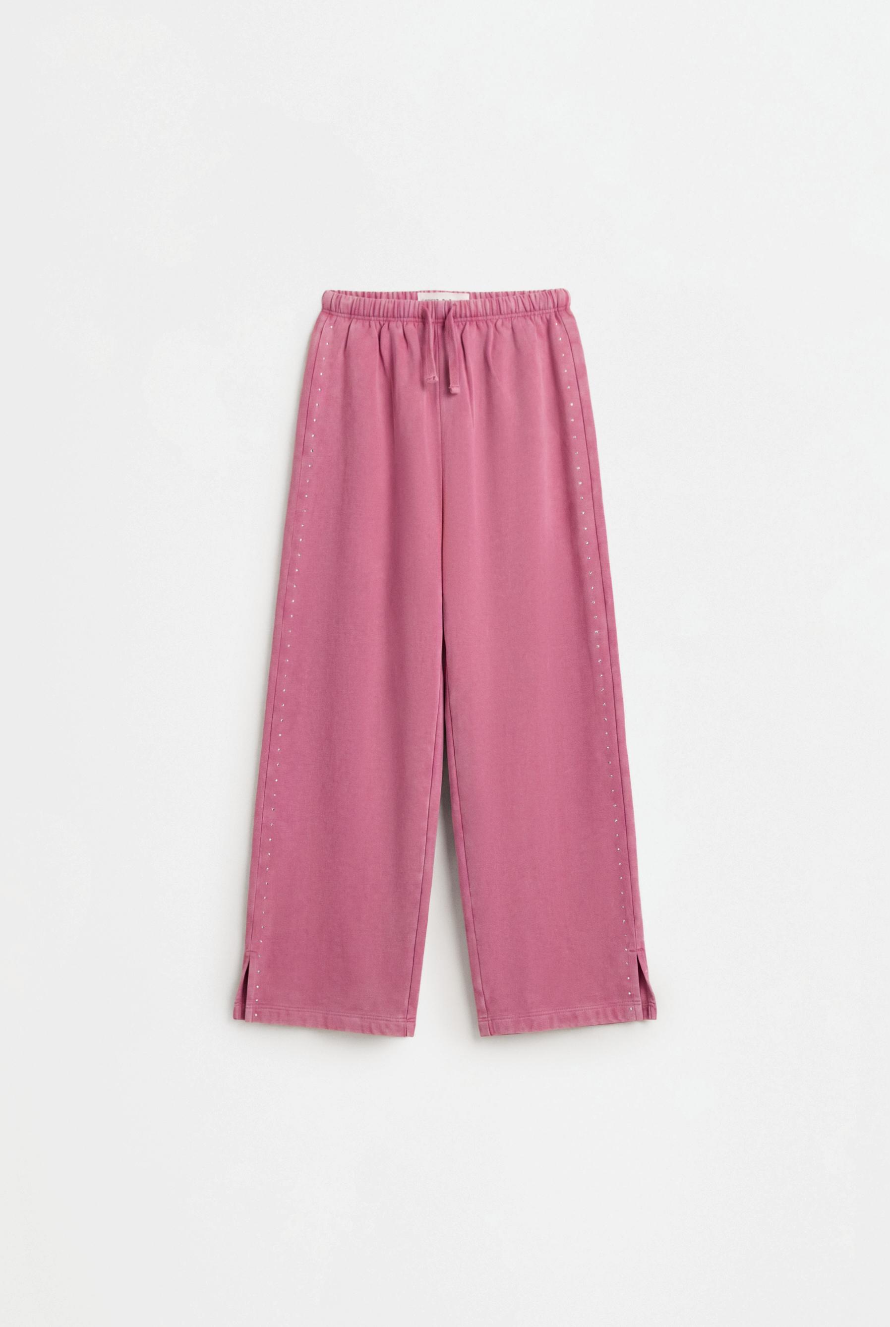 Pantalón culotte con tachas