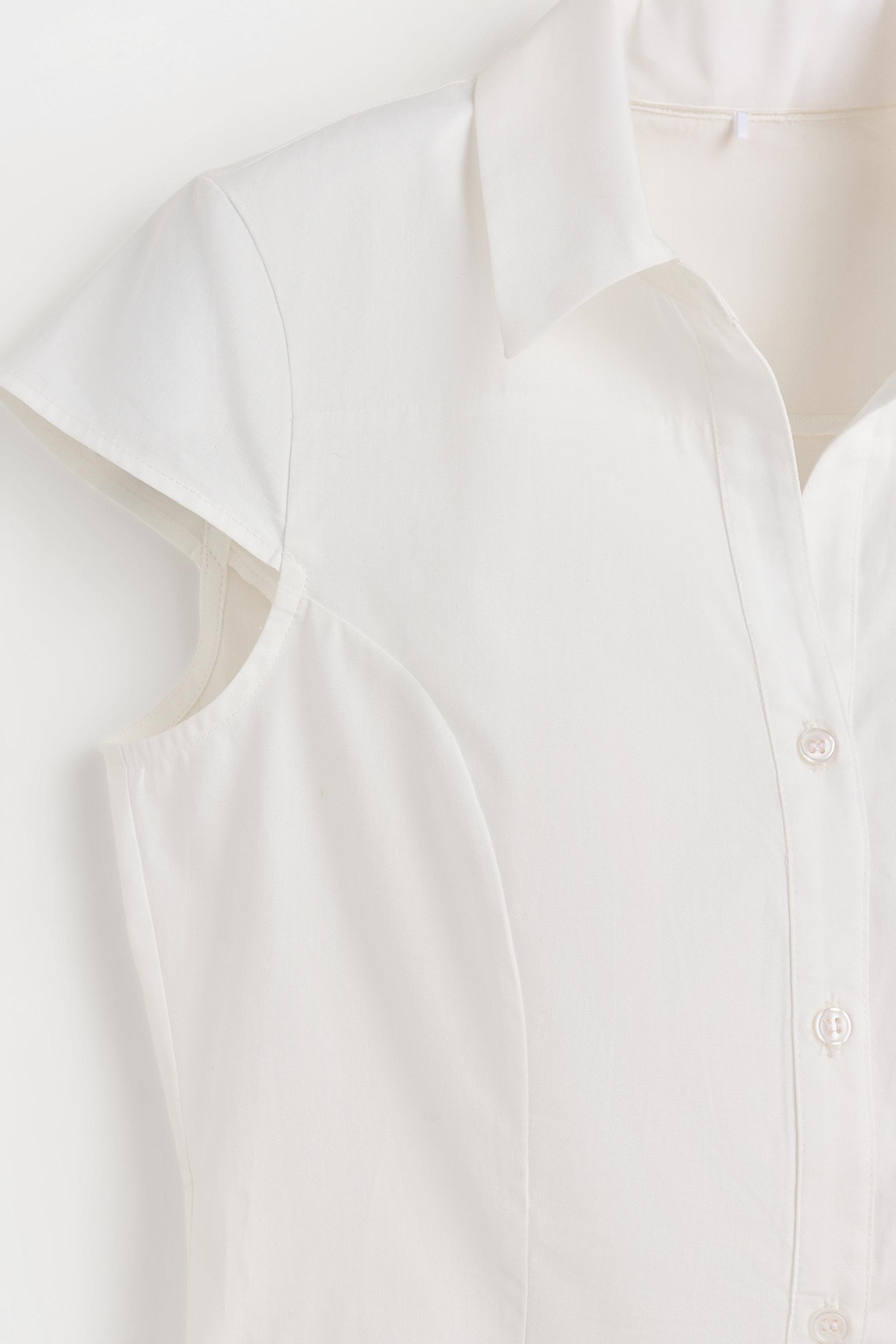 Poplin shirt — OFF WHITE