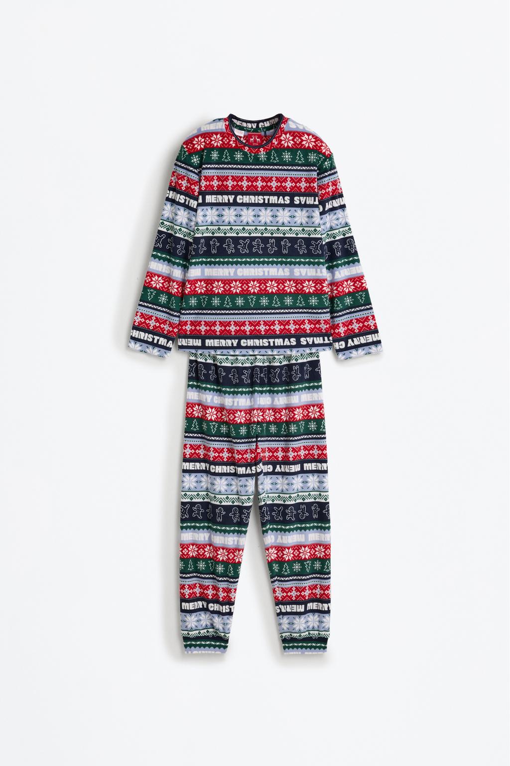 Haurrak | Pijama, belusezkoa, zerrenda apaingarriekin